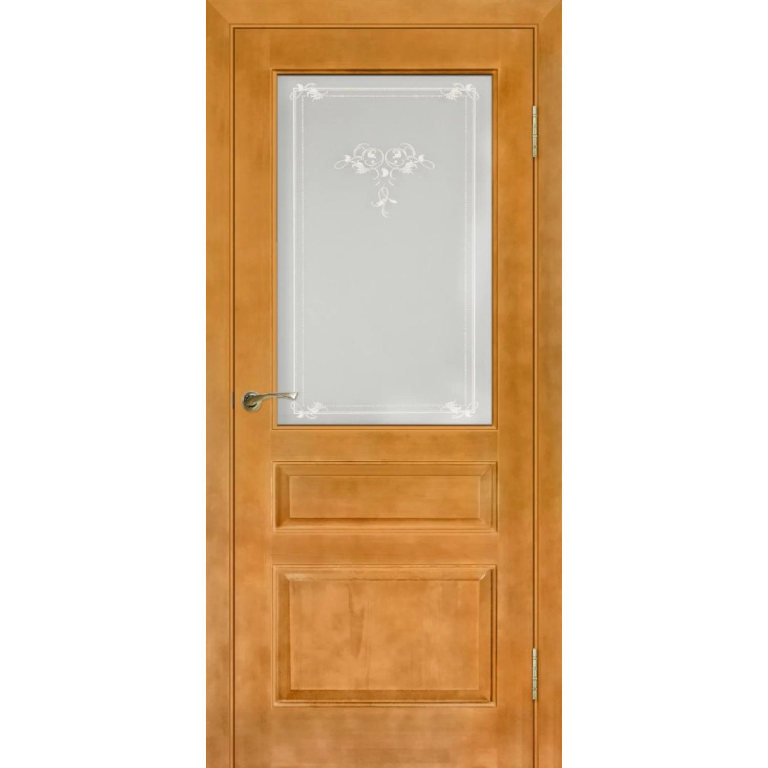 Дверь межкомнатная Модель №5 пмц ДО  сосна (2000*800, Светлый лак, Мателюкс матовое, Заказная)