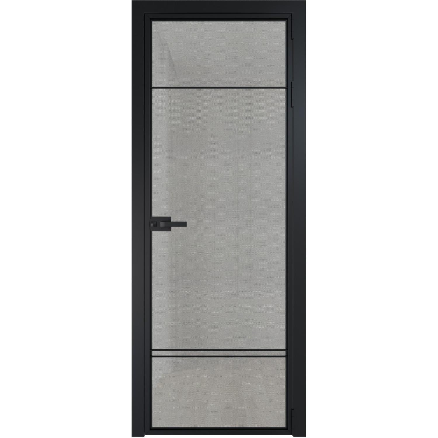 Дверь межкомнатная  алюминиевая  4 AX ProfilDoors (Черный, Рэте)