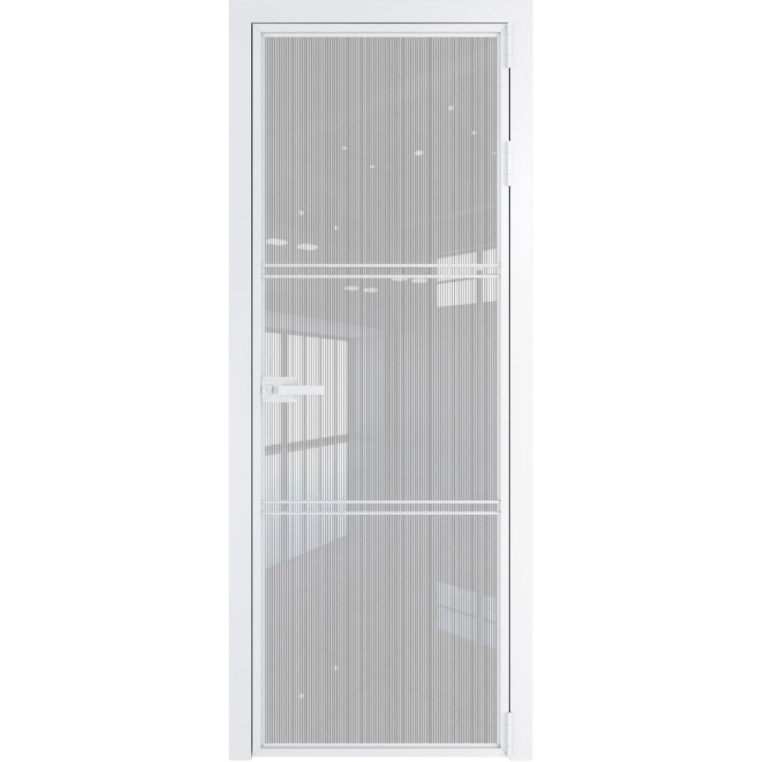 Дверь межкомнатная  алюминиевая  3 AX ProfilDoors (Вайт, Страйп)