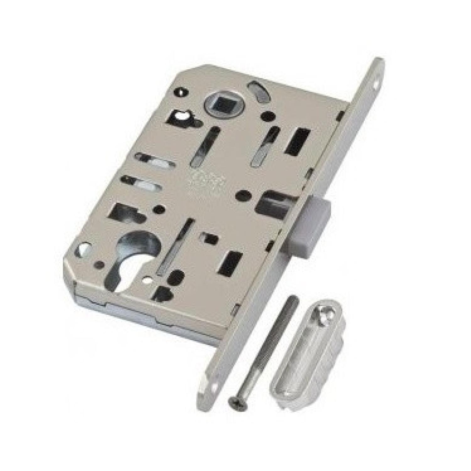 B0610350640 Замок под евроцил. магнитный Polaris с ответной планкой AGB (06 хром)