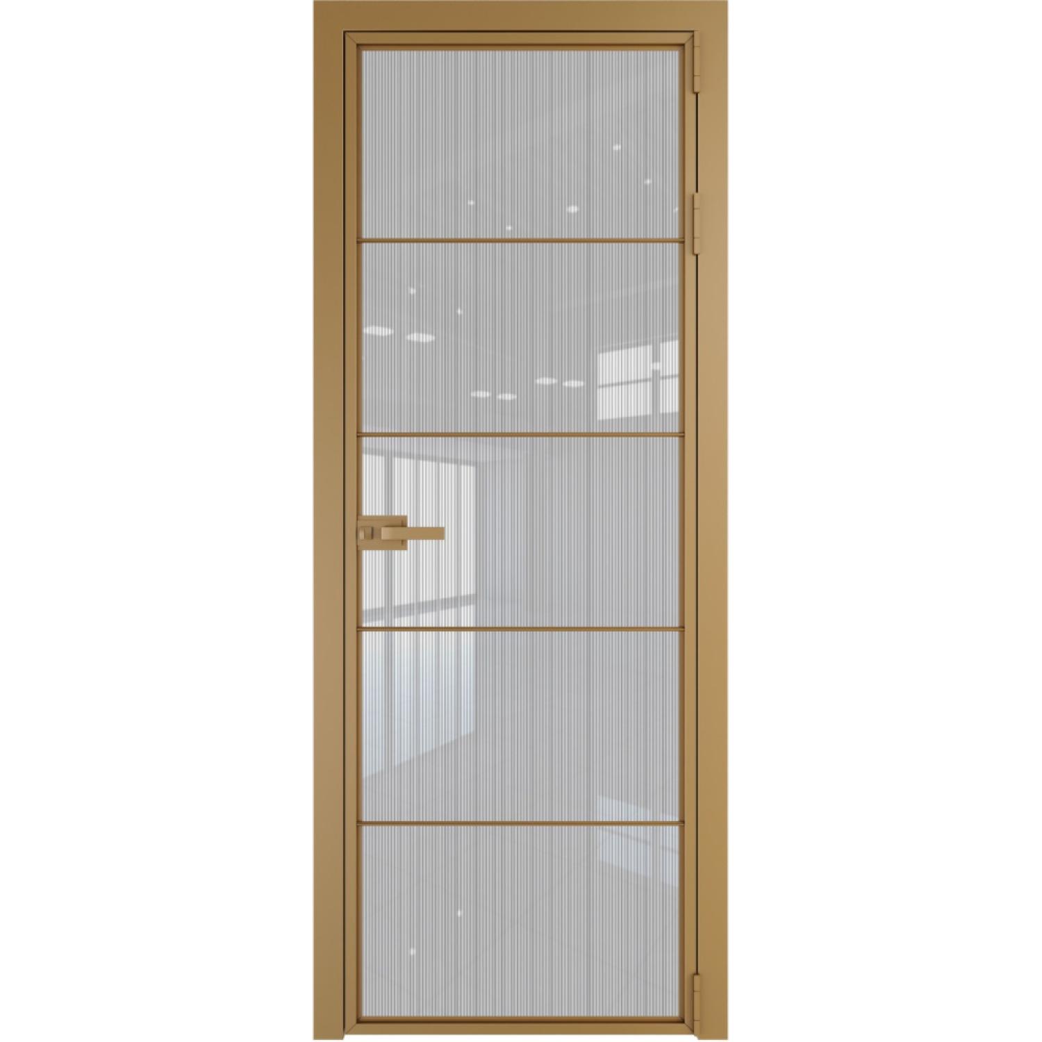 Дверь межкомнатная  алюминиевая  5 AX ProfilDoors (Золото, Страйп)