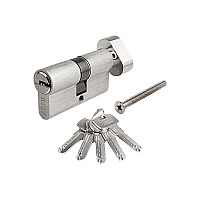 Цилиндровый механизм M80 (35C/45) с вертушком никель