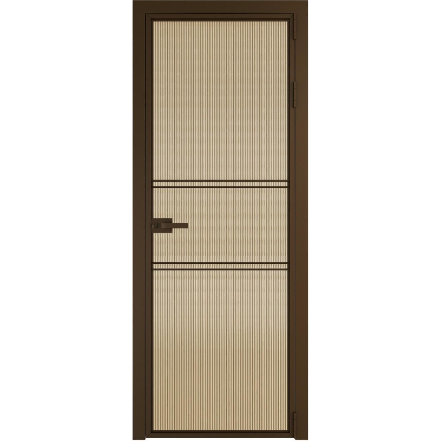 Дверь межкомнатная  алюминиевая  2 AX ProfilDoors (Деорэ, Мору золото)