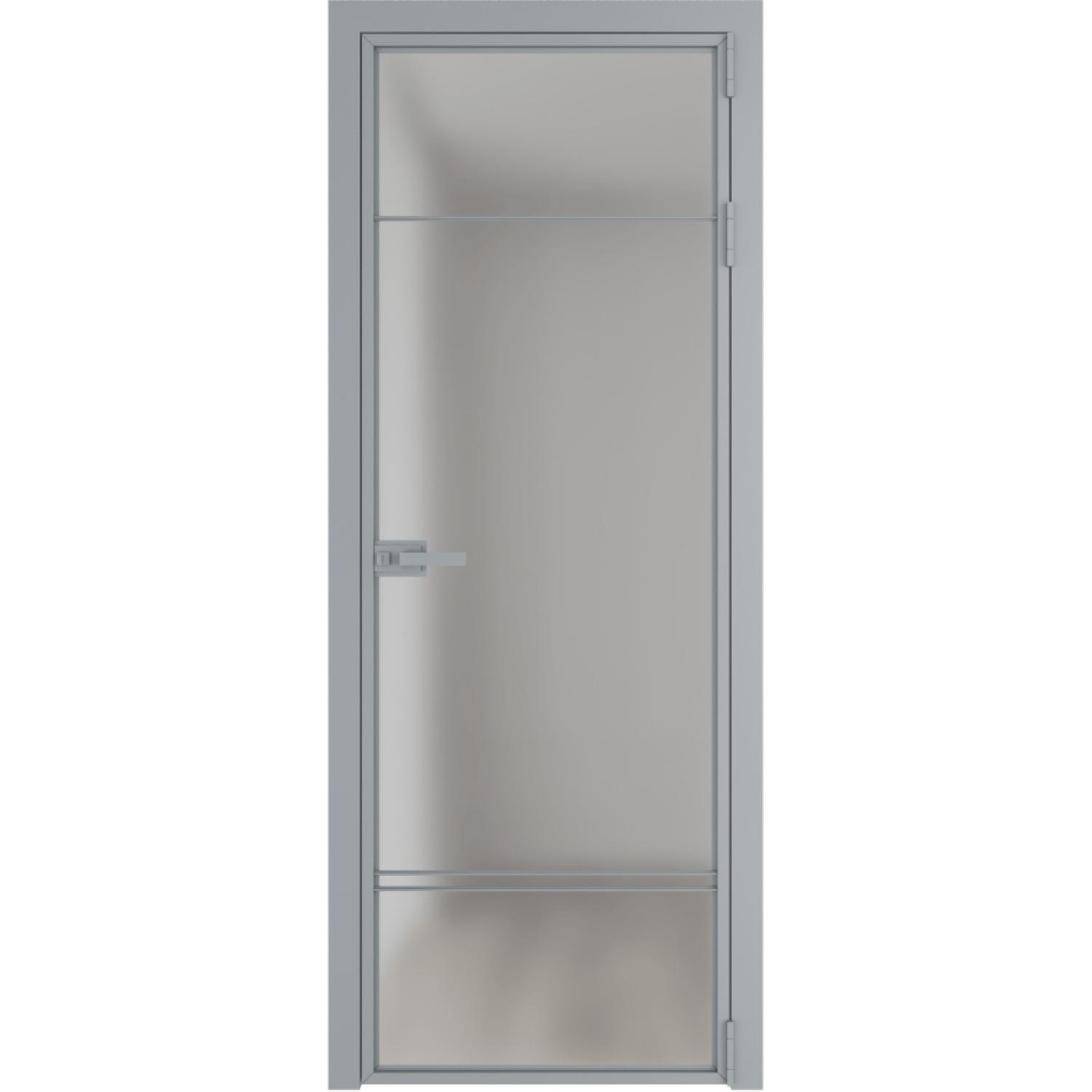 Дверь межкомнатная  алюминиевая  4 AX ProfilDoors (Серебро, Матовое)
