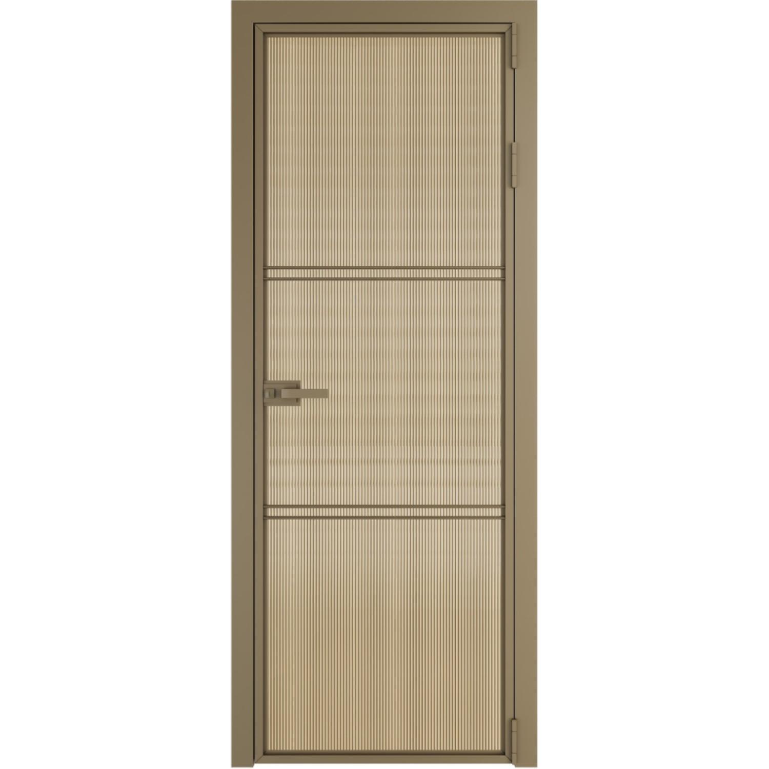 Дверь межкомнатная  алюминиевая  3 AX ProfilDoors (Шампань, Мору золото)