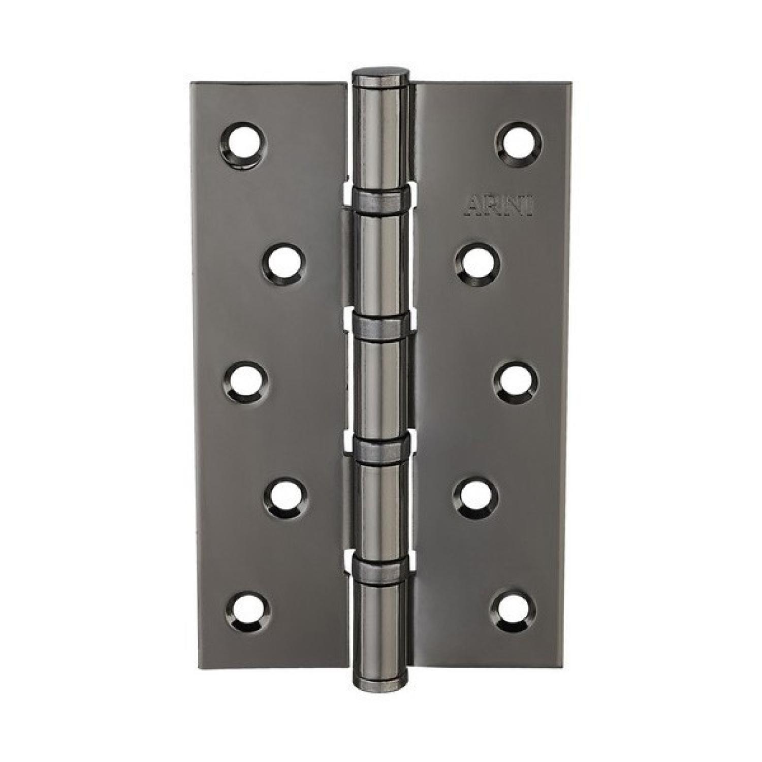 Петля врезная универсальная 125*75 (BLACK (глянц.черн))