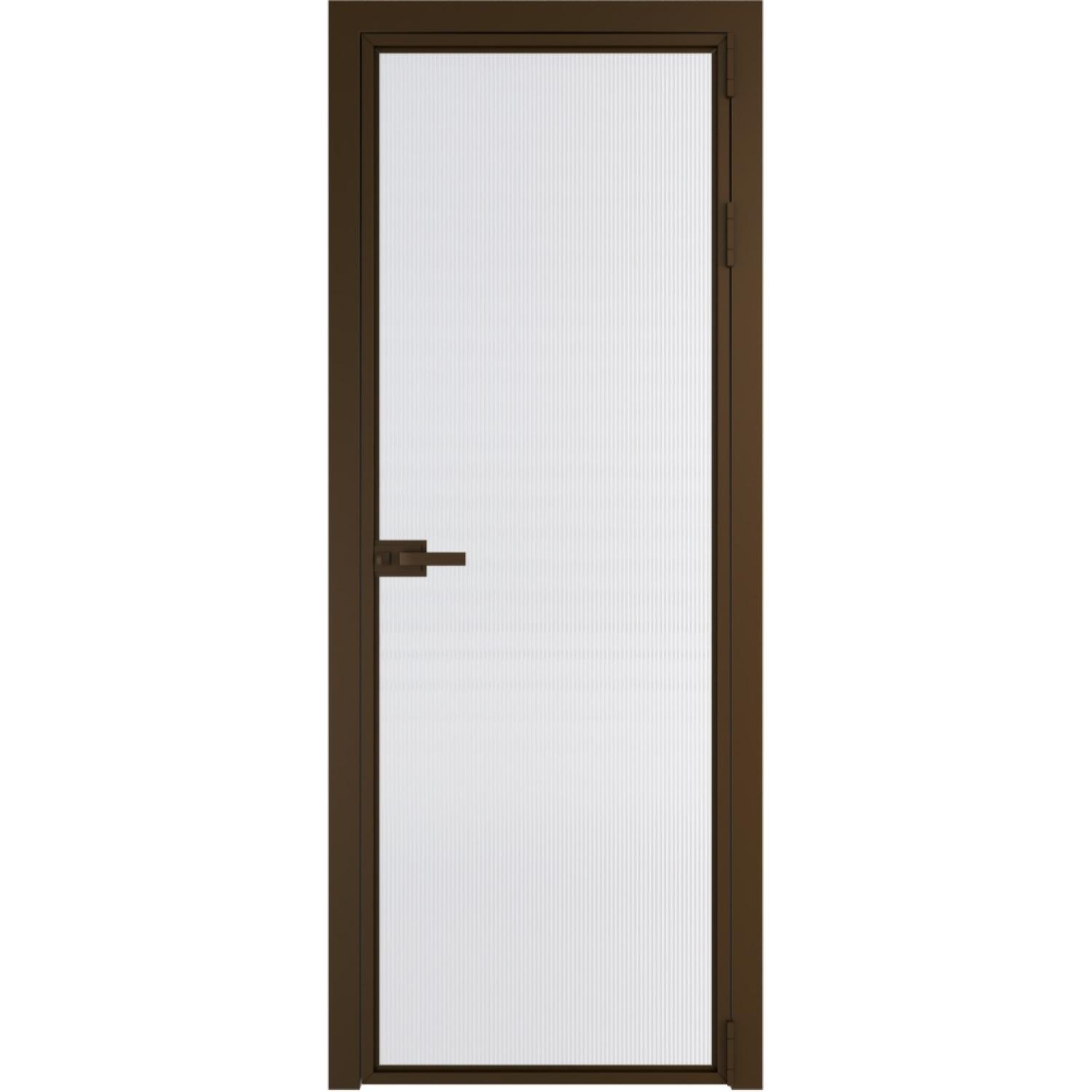 Дверь межкомнатная  алюминиевая  1 AX ProfilDoors (Деорэ, Мору двухстороннее белое)