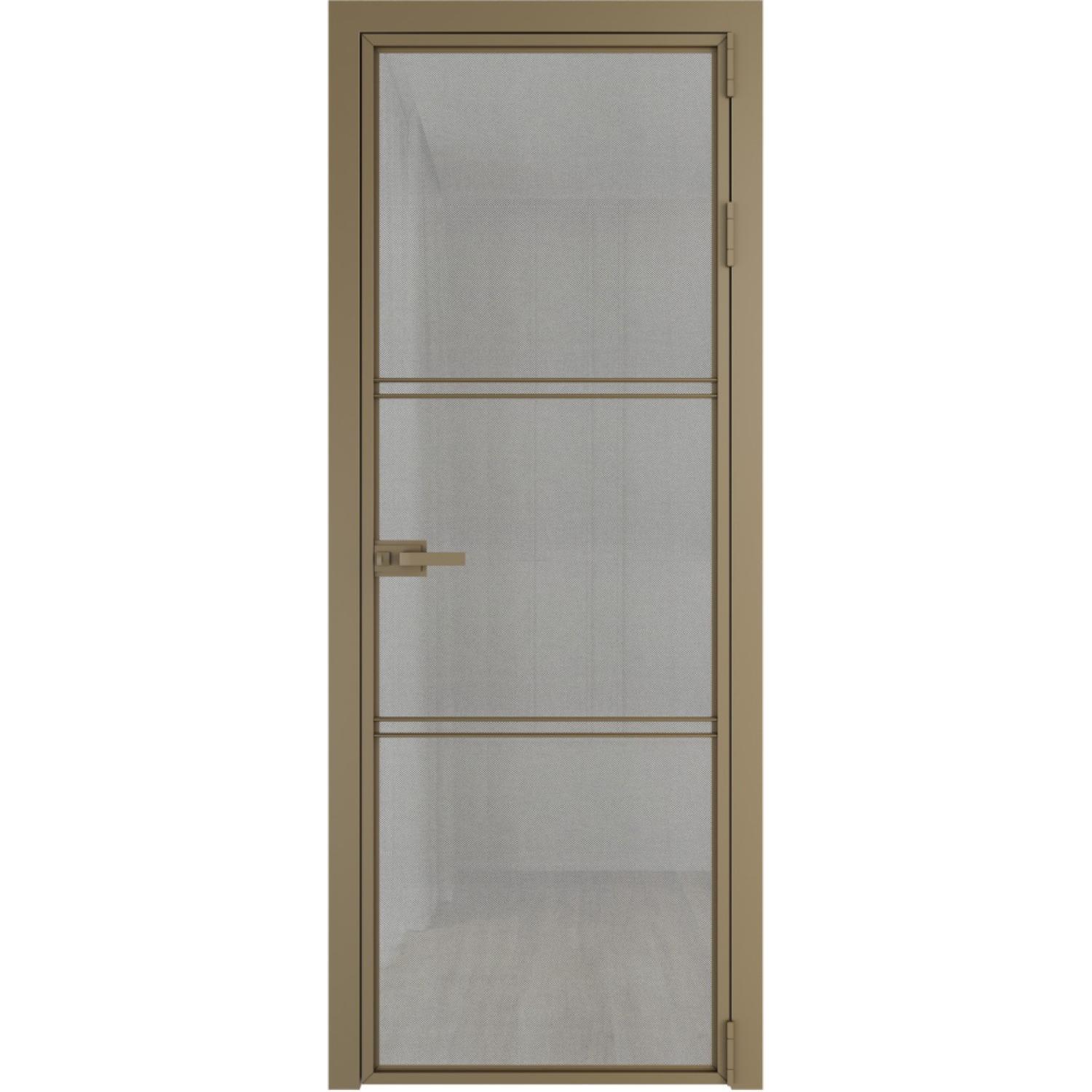 Дверь межкомнатная  алюминиевая  3 AX ProfilDoors (Шампань, Рэте)
