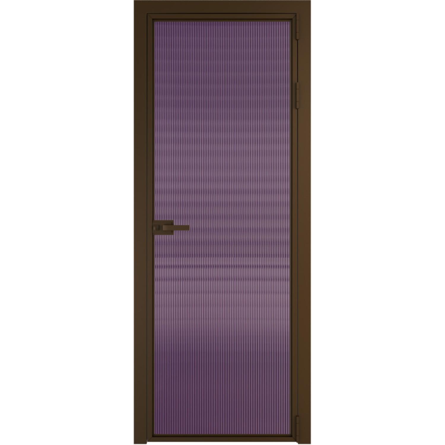 Дверь межкомнатная  алюминиевая  1 AX ProfilDoors (Деорэ, Мору фиолетовое)