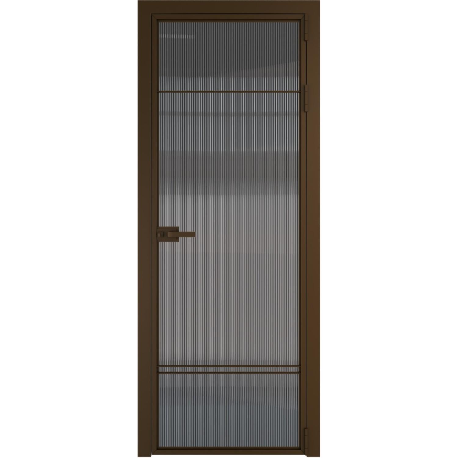 Дверь межкомнатная  алюминиевая  4 AX ProfilDoors (Деорэ, Мору тонированное)