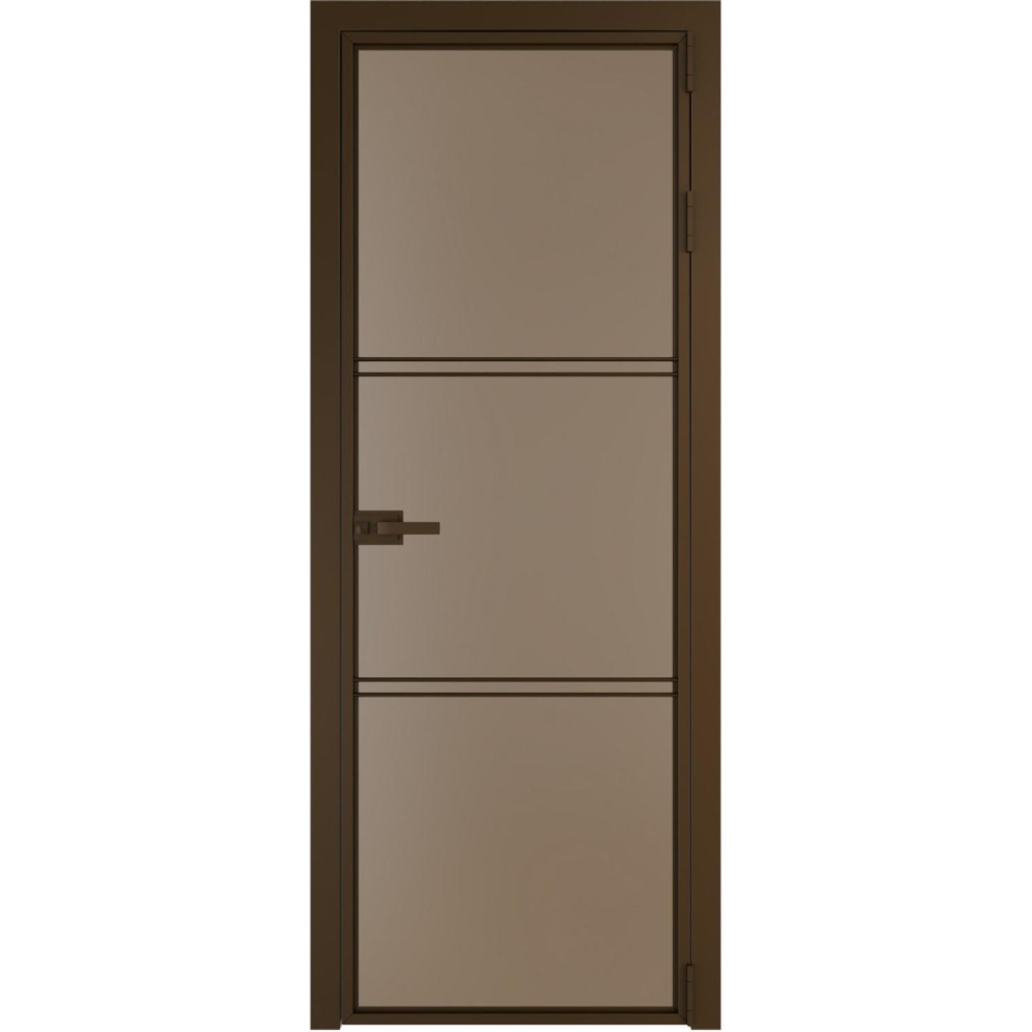 Дверь межкомнатная  алюминиевая  3 AX ProfilDoors (Деорэ, Монохром капучино)