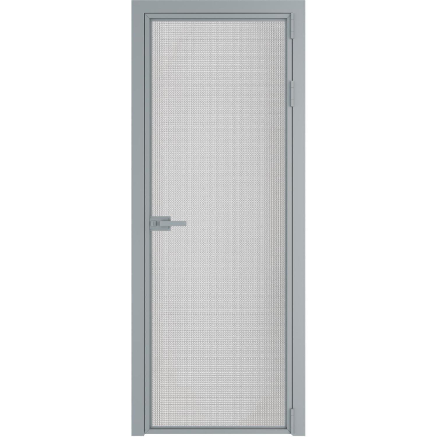 Дверь межкомнатная  алюминиевая  1 AX ProfilDoors (Серебро, Кризет)