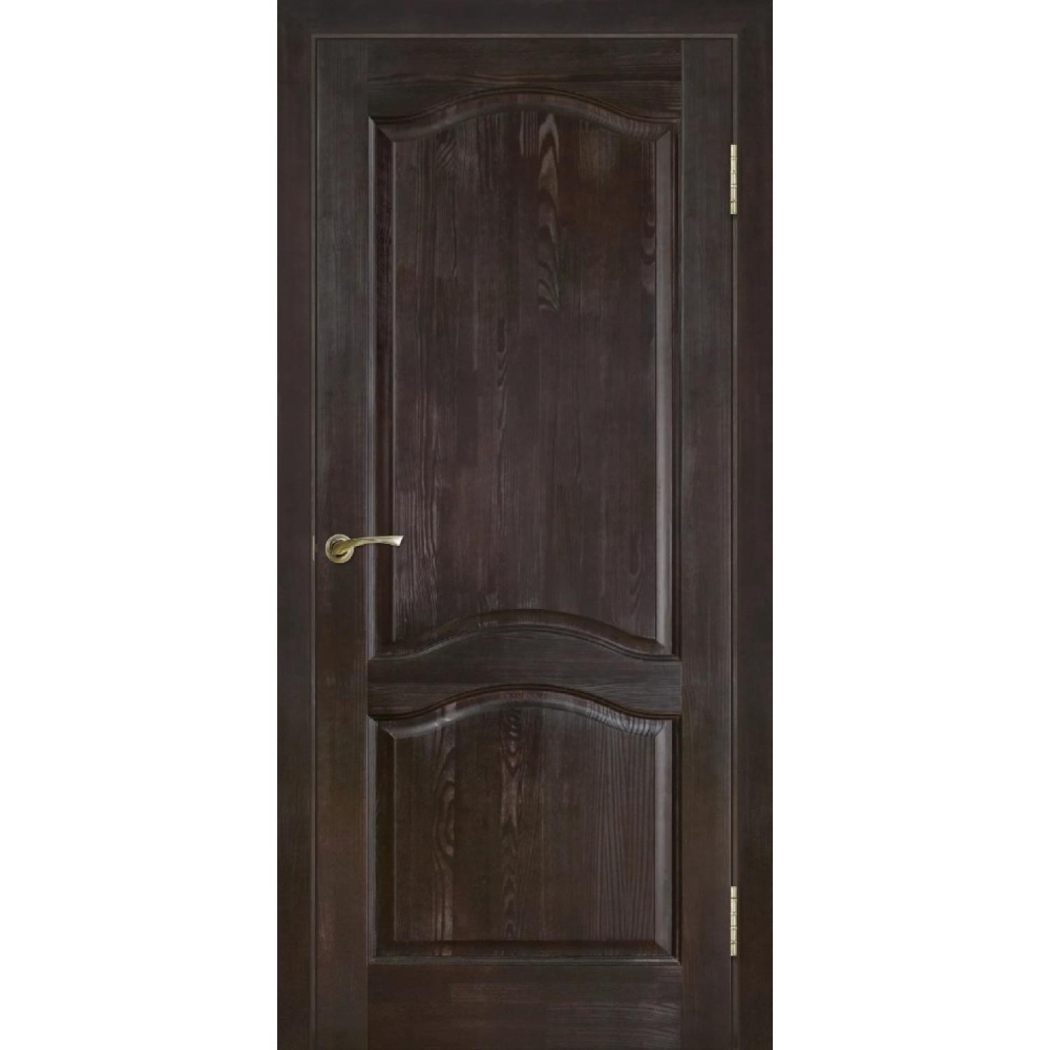 Дверь межкомнатная Модель №7 ДГ сосна (2000*700, Темный  лак, Заказная)