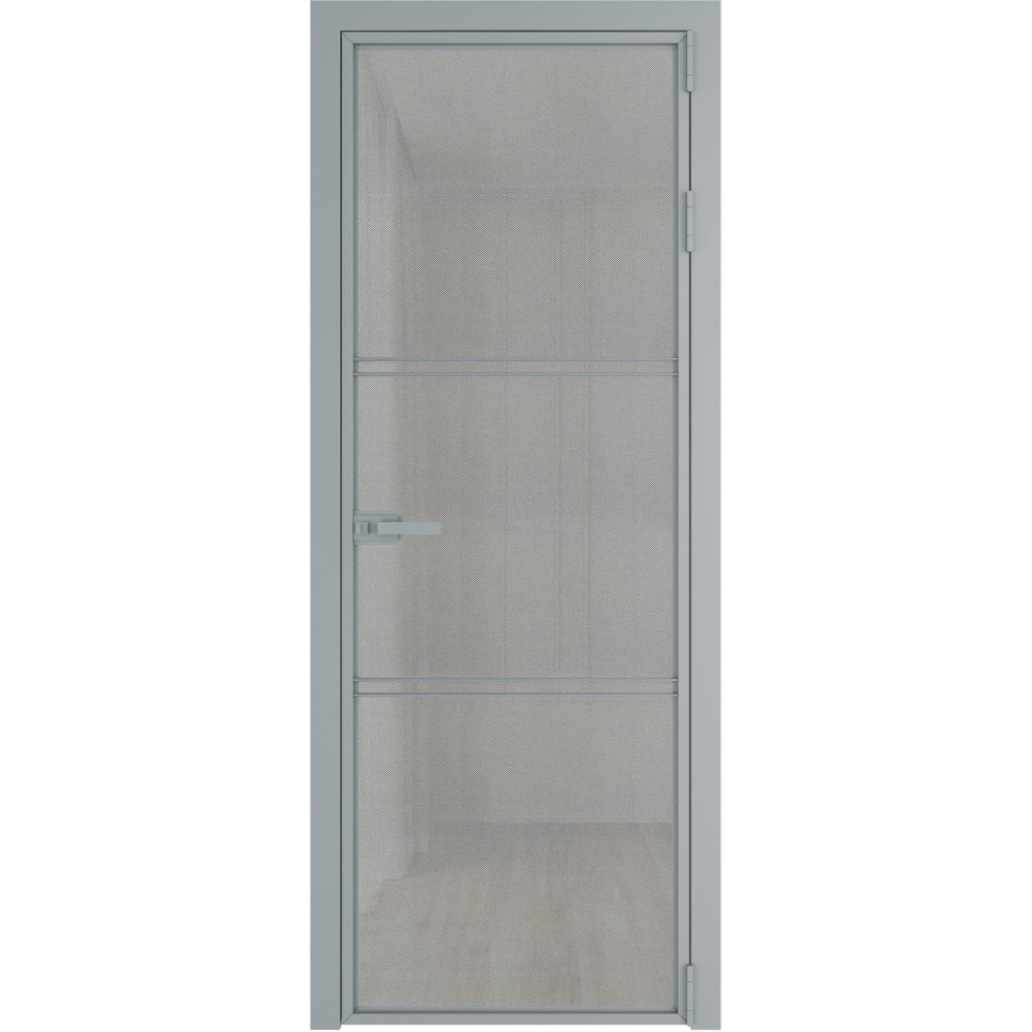 Дверь межкомнатная  алюминиевая  3 AX ProfilDoors (Серебро, Рэте)