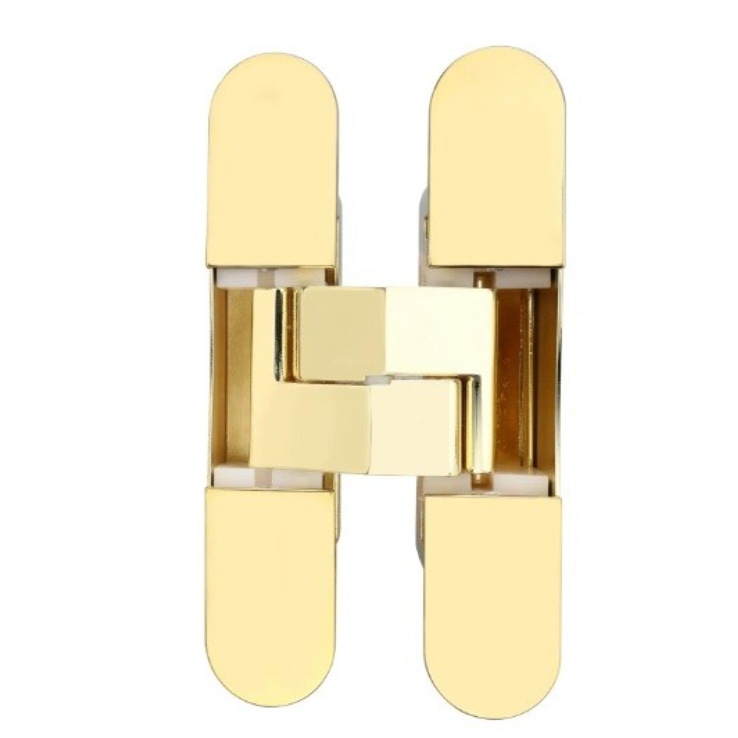 Петля скрытая 3.0 с накладками (золото)