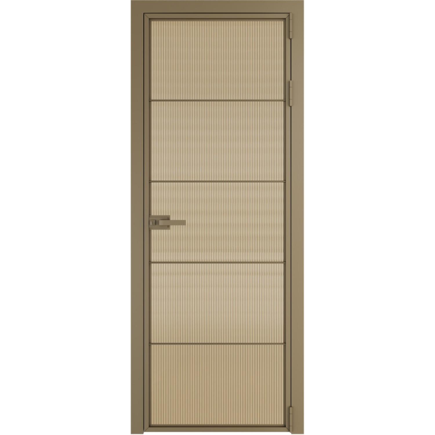 Дверь межкомнатная  алюминиевая  5 AX ProfilDoors (Шампань, Мору золото)