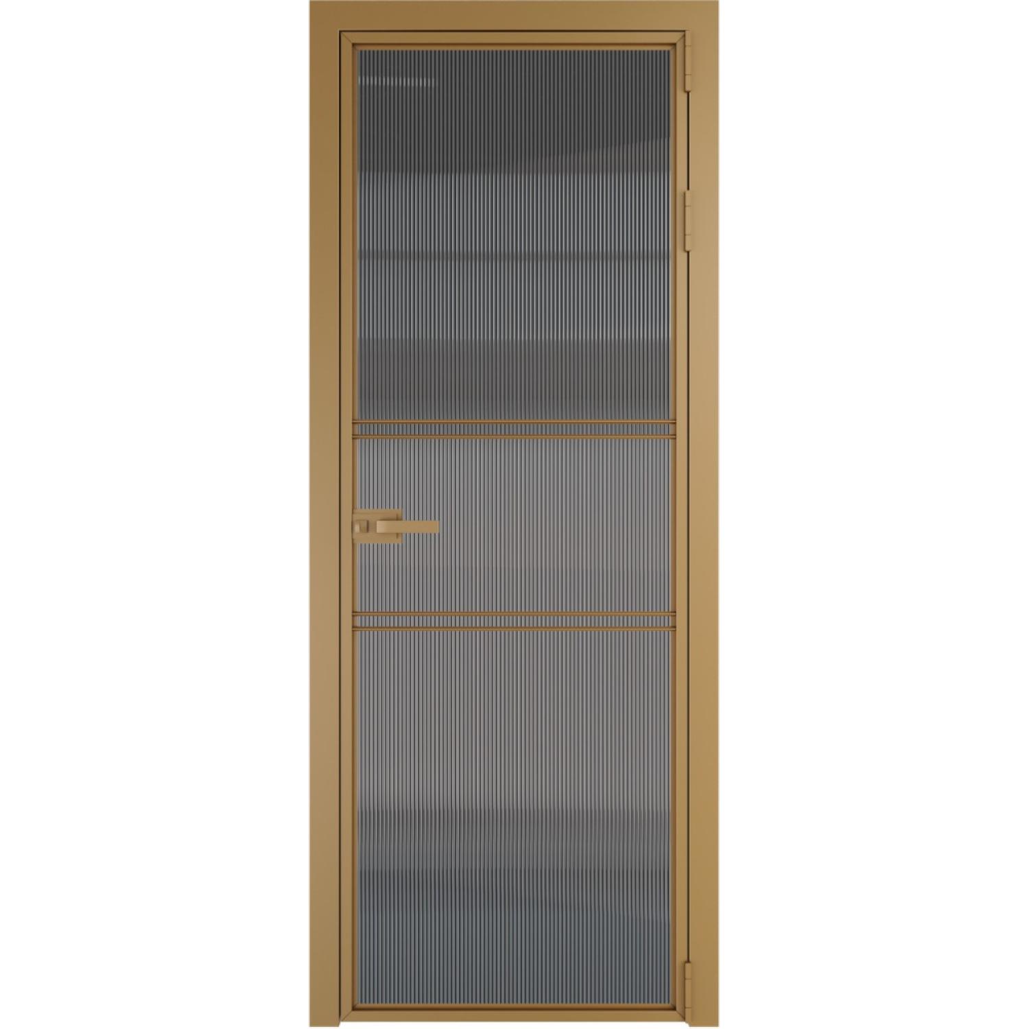Дверь межкомнатная  алюминиевая  2 AX ProfilDoors (Золото, Мору тонированное)