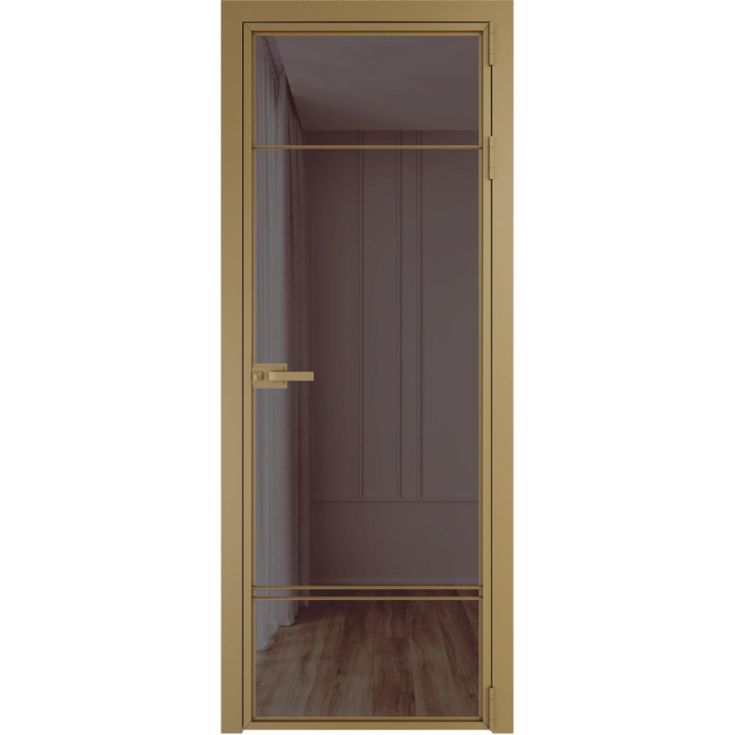 Дверь межкомнатная  алюминиевая  4 AX ProfilDoors (Золото, Золотистая бронза)