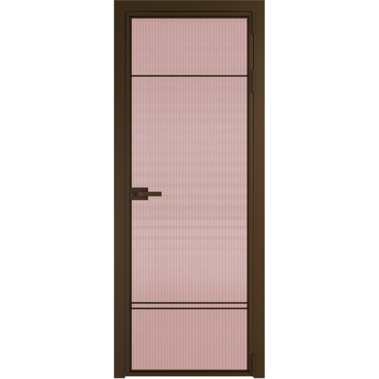 Дверь межкомнатная  алюминиевая  4 AX ProfilDoors (Деорэ, Мору розовое)