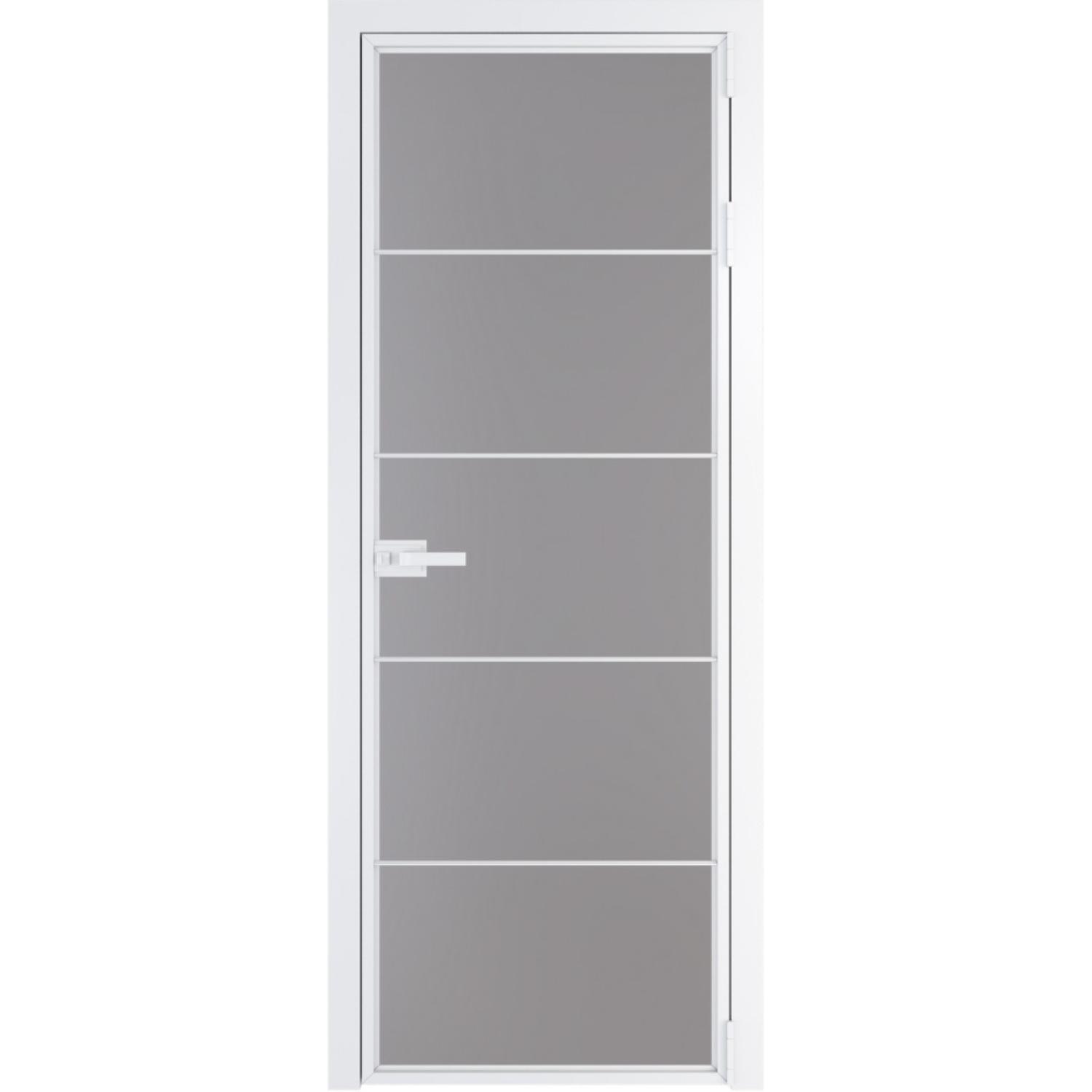 Дверь межкомнатная  алюминиевая  5 AX ProfilDoors (Вайт, Монохром серый)