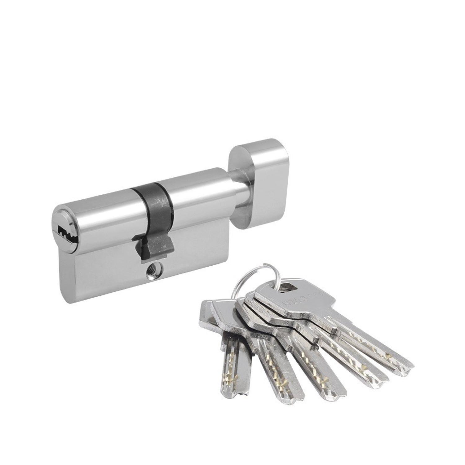 Цилиндр.мех-м STD Z ЛПВ-60 (30-30) (Нора) (хром)