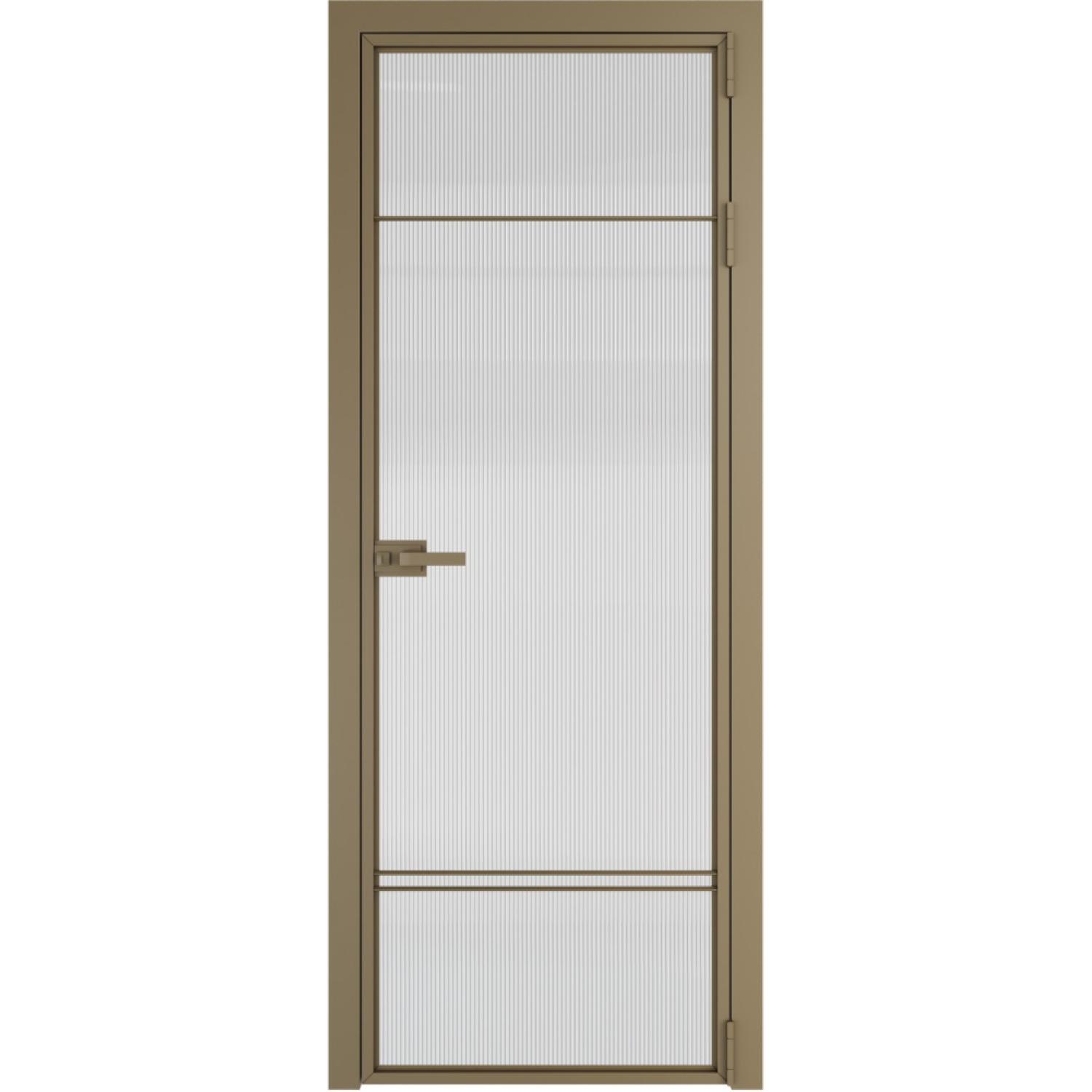 Дверь межкомнатная  алюминиевая  4 AX ProfilDoors (Шампань, Мору осветленное)
