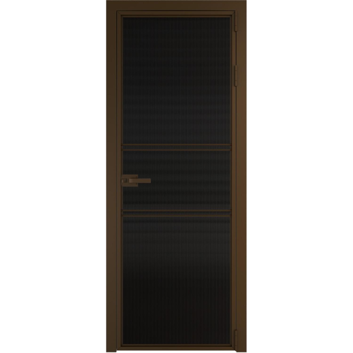 Дверь межкомнатная  алюминиевая  2 AX ProfilDoors (Деорэ, Мору черное)