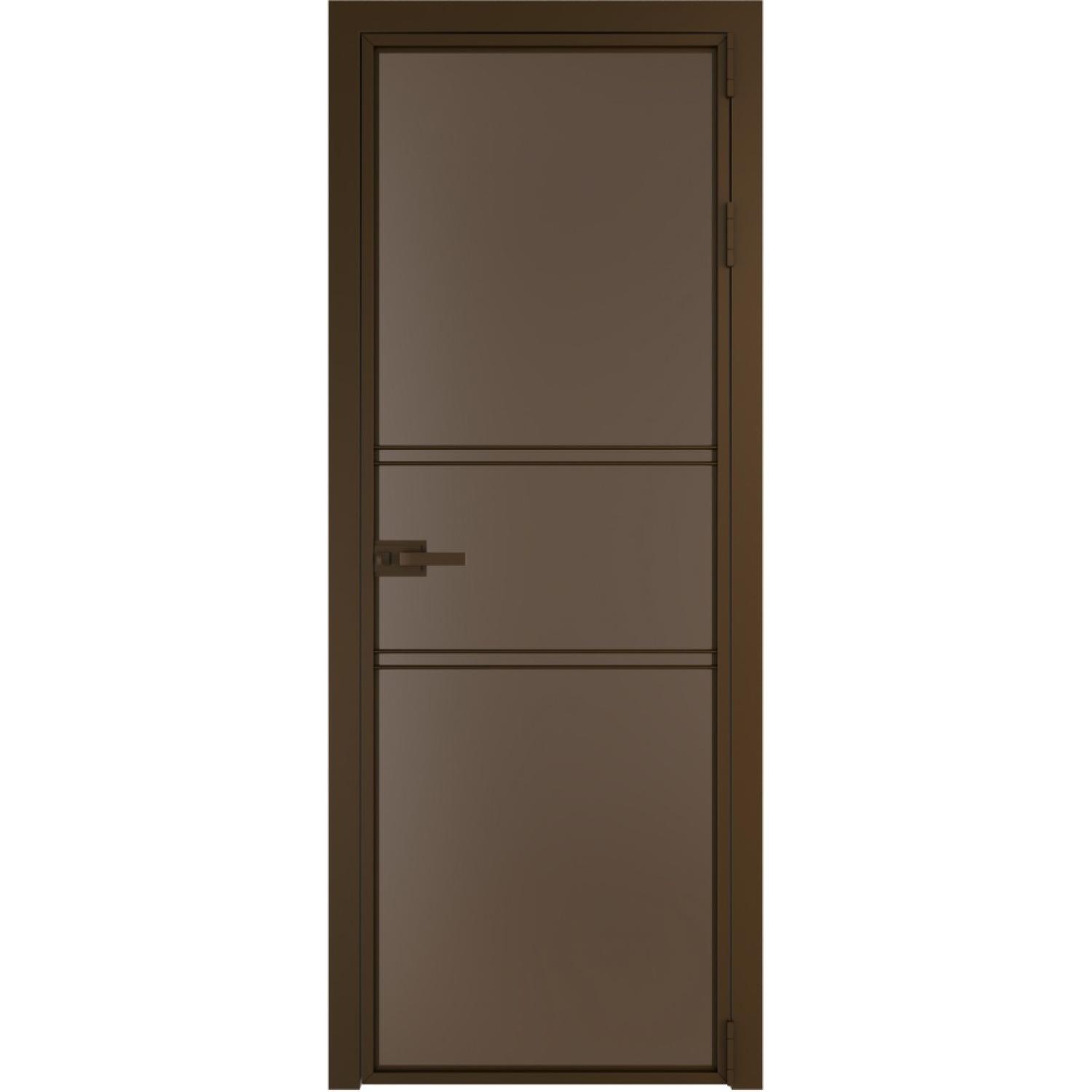 Дверь межкомнатная  алюминиевая  2 AX ProfilDoors (Деорэ, Монохром гляссе)