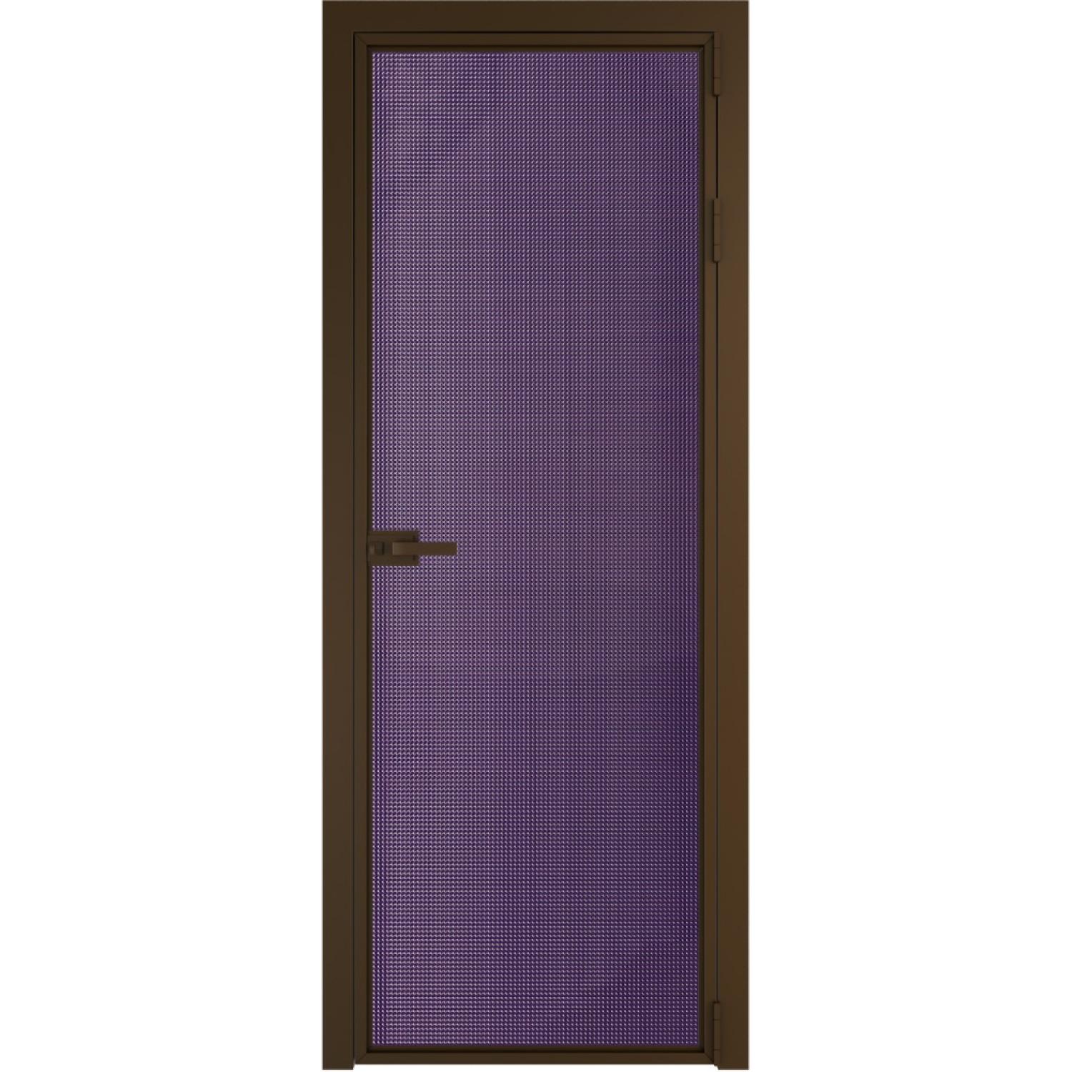 Дверь межкомнатная  алюминиевая  1 AX ProfilDoors (Деорэ, Кризет фиолетовый)
