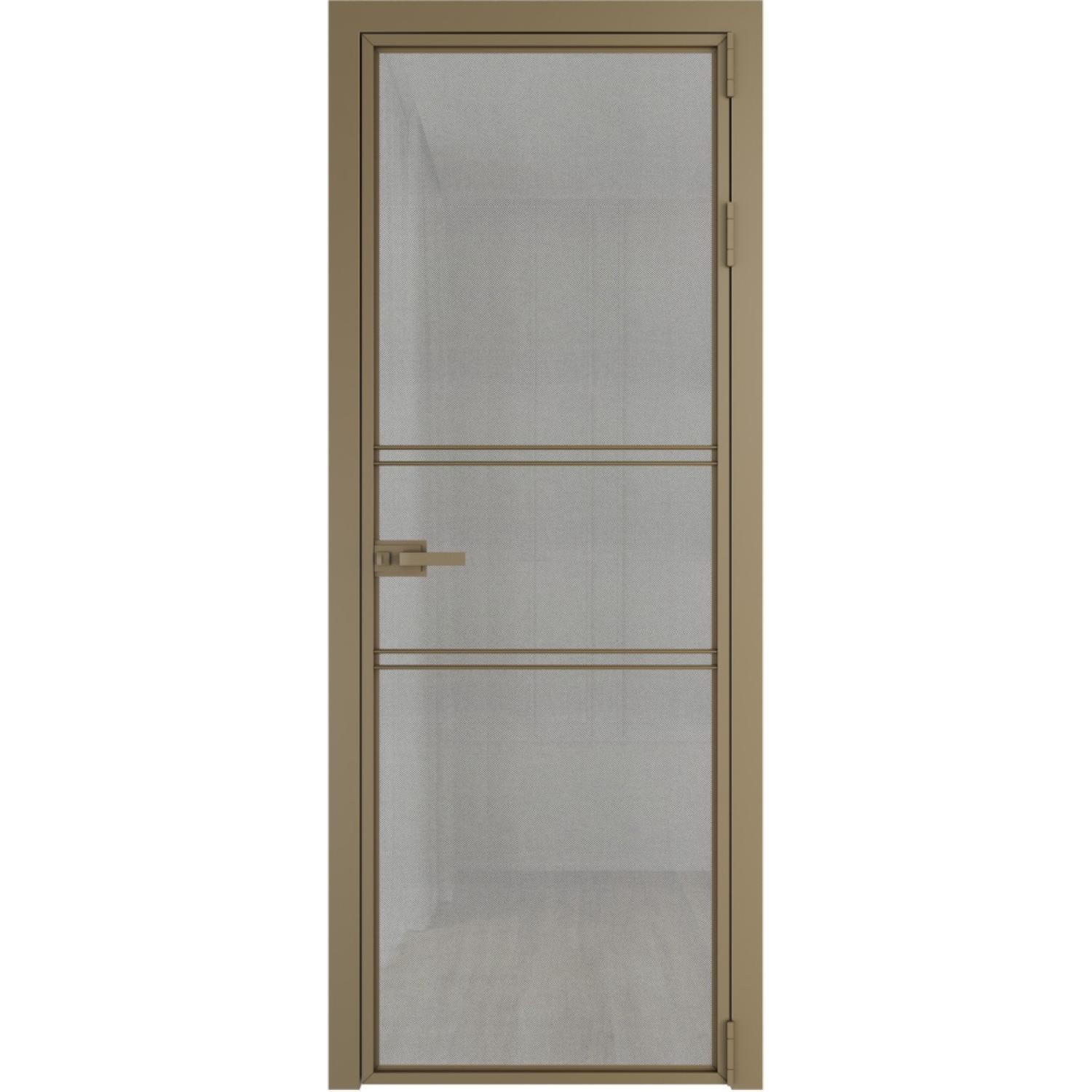 Дверь межкомнатная  алюминиевая  2 AX ProfilDoors (Шампань, Рэте)