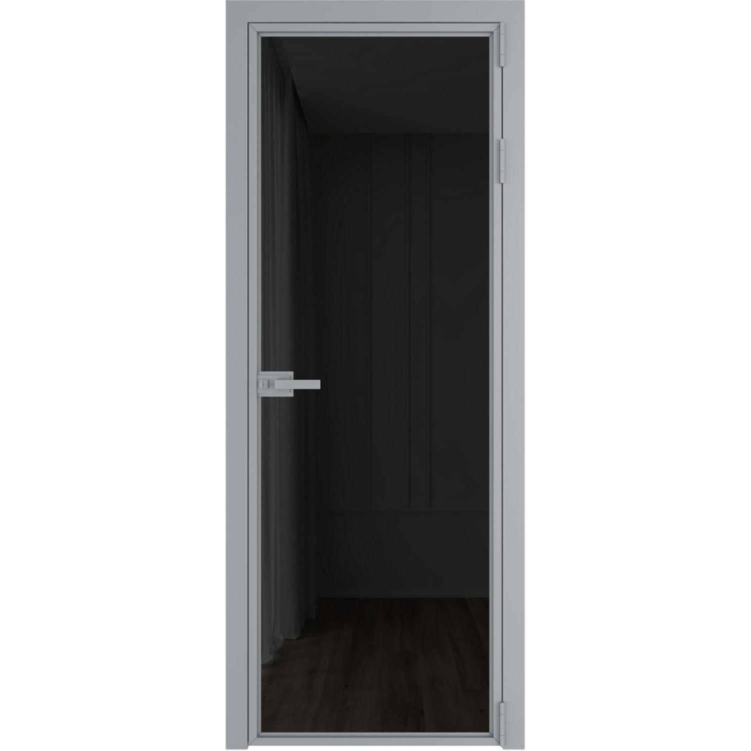 Дверь межкомнатная  алюминиевая  1 AX ProfilDoors (Серебро, Тонированное)