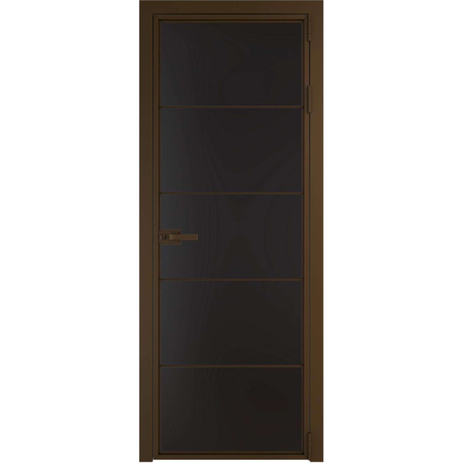 Дверь межкомнатная  алюминиевая  5 AX ProfilDoors (Деорэ, Монохром черный)