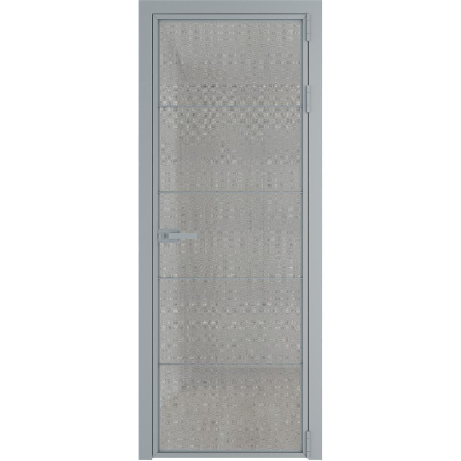 Дверь межкомнатная  алюминиевая  5 AX ProfilDoors (Серебро, Рэте)