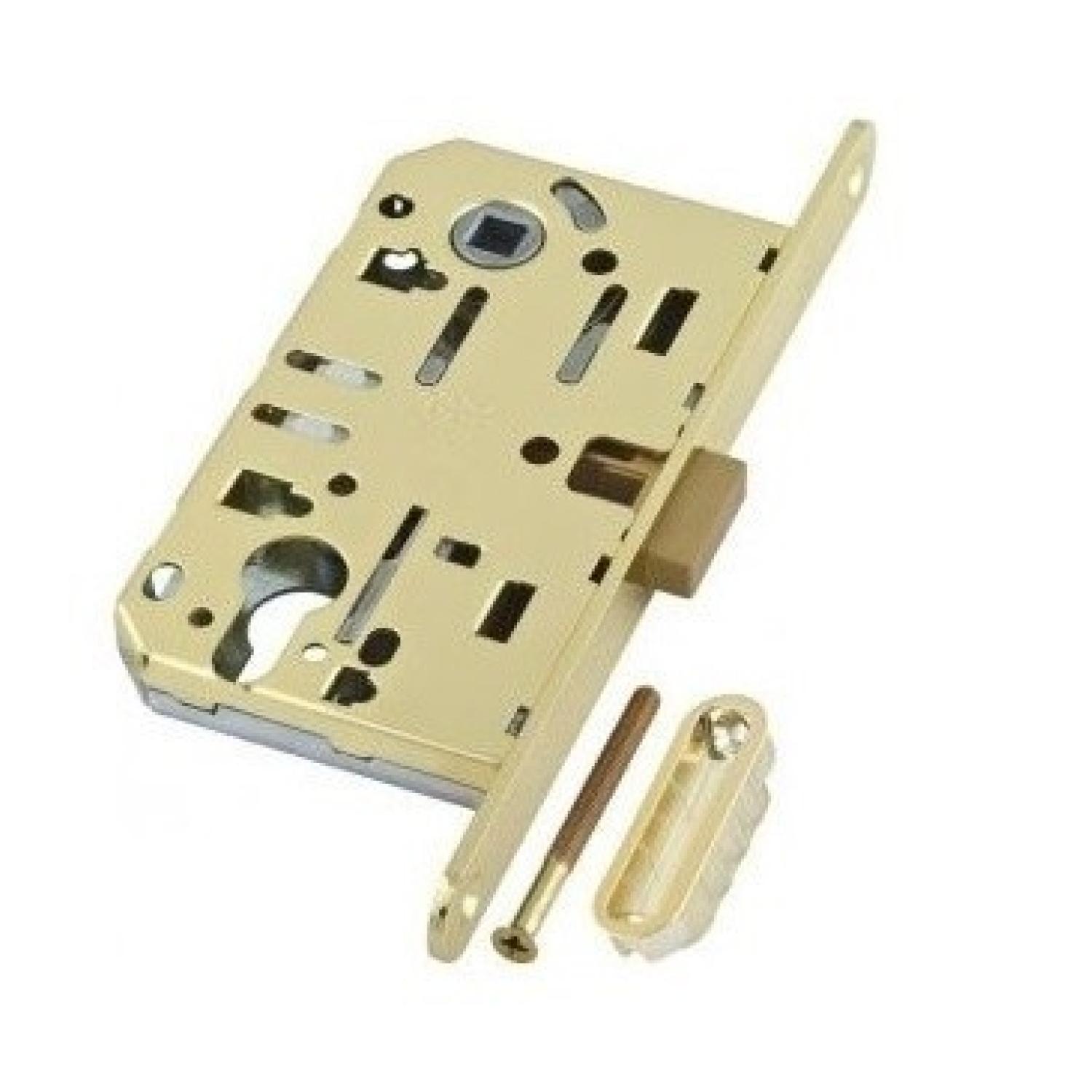 B0610350640 Замок под евроцил. магнитный Polaris с ответной планкой AGB (03 золото)