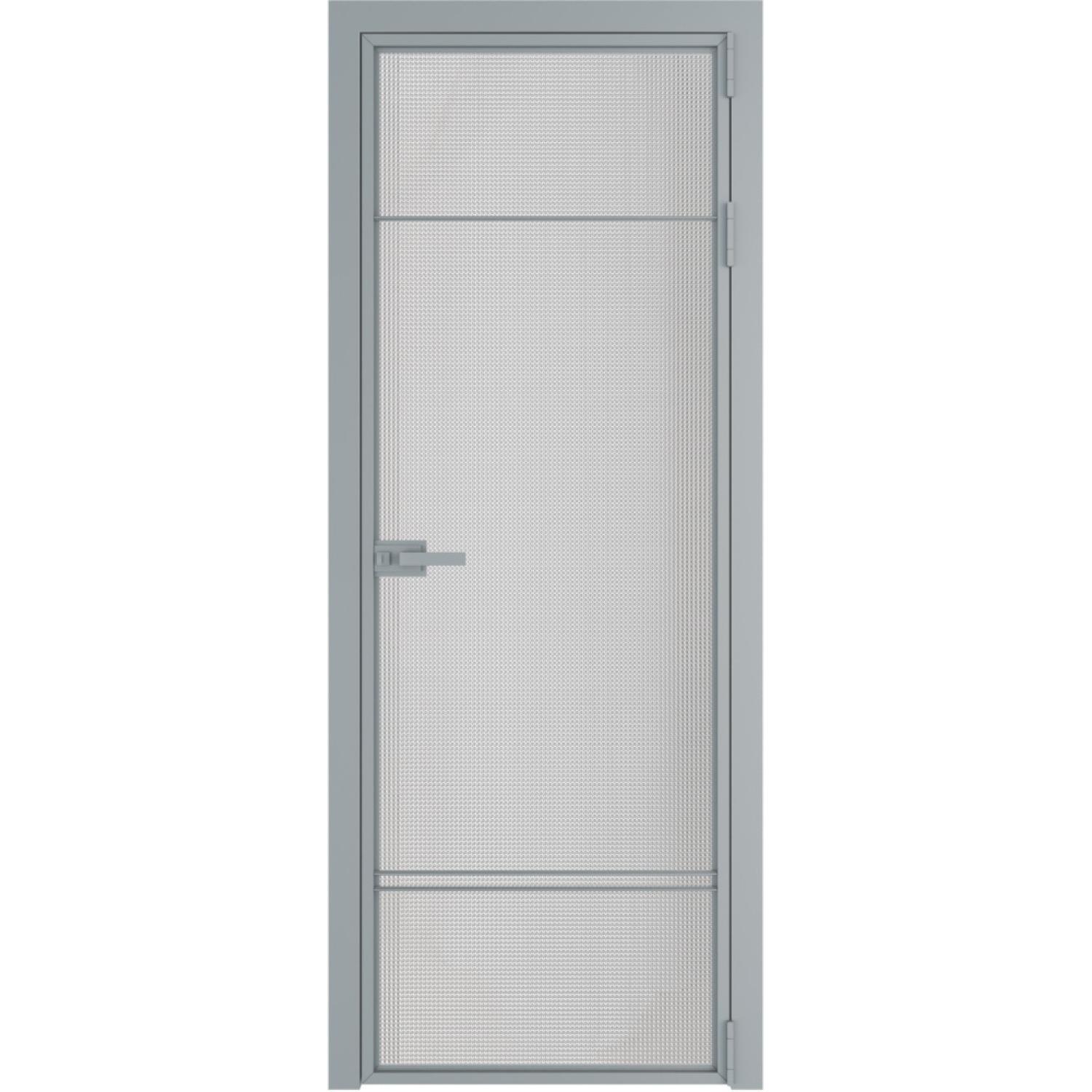 Дверь межкомнатная  алюминиевая  4 AX ProfilDoors (Серебро, Кризет)