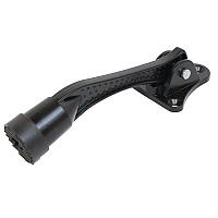 Фиксатор дверной АЛЛЮР КН-130 РУ (козья ножка) белый