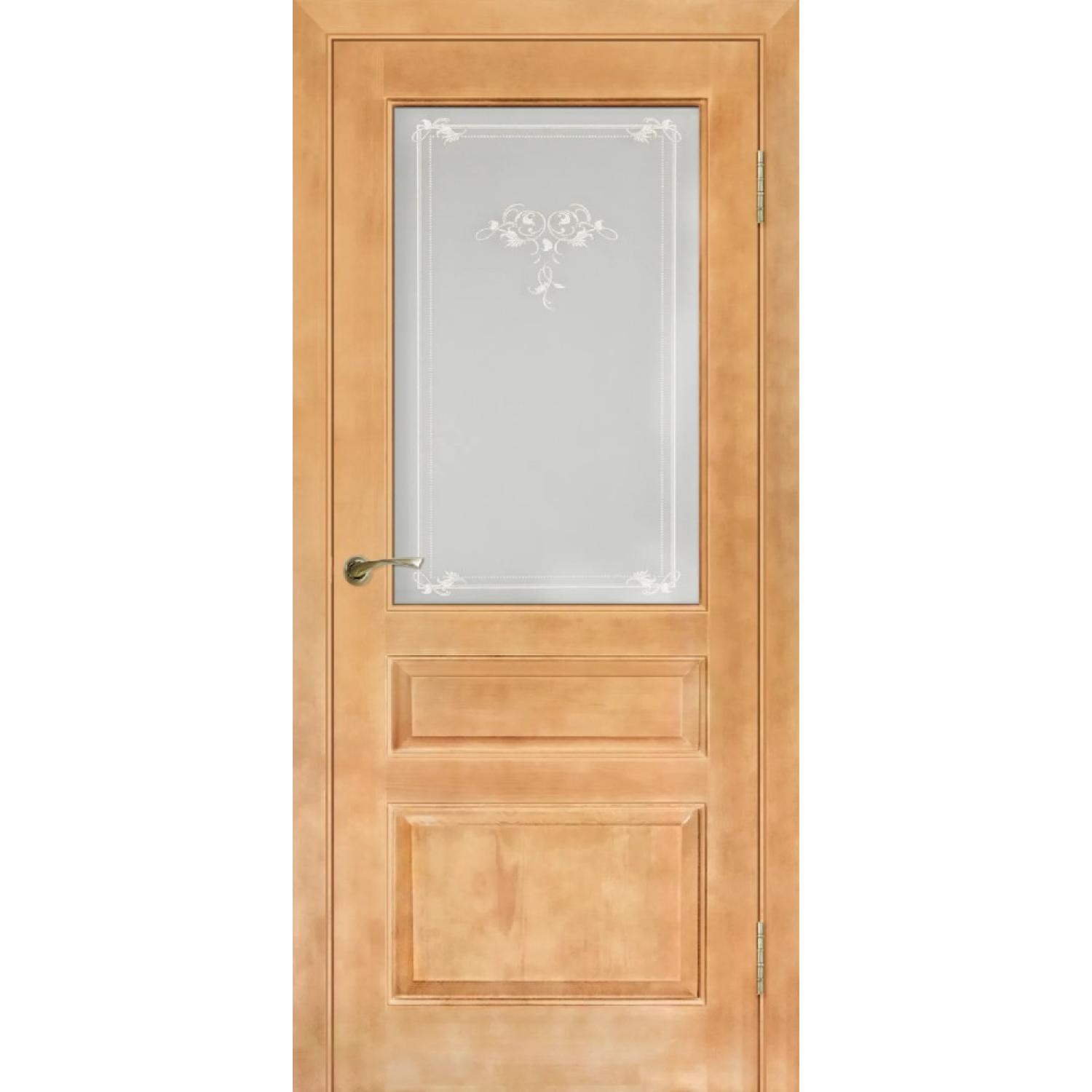 Дверь межкомнатная Модель №5 пмц ДО  сосна (2000*800, Неокрашенный, Мателюкс матовое, Заказная)