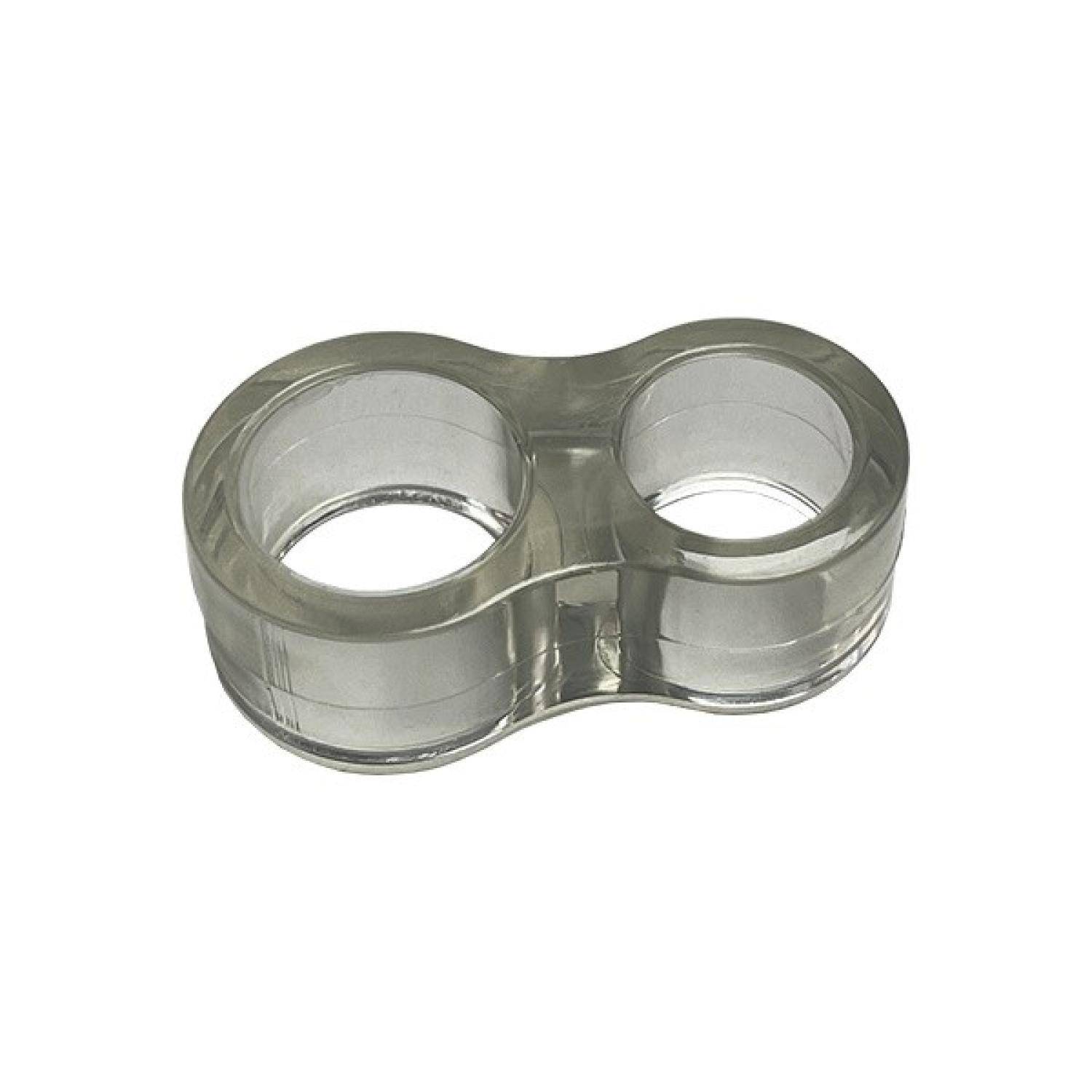 DS 137 Ограничитель силиконовый на ручку (2шт) (прозрачный)