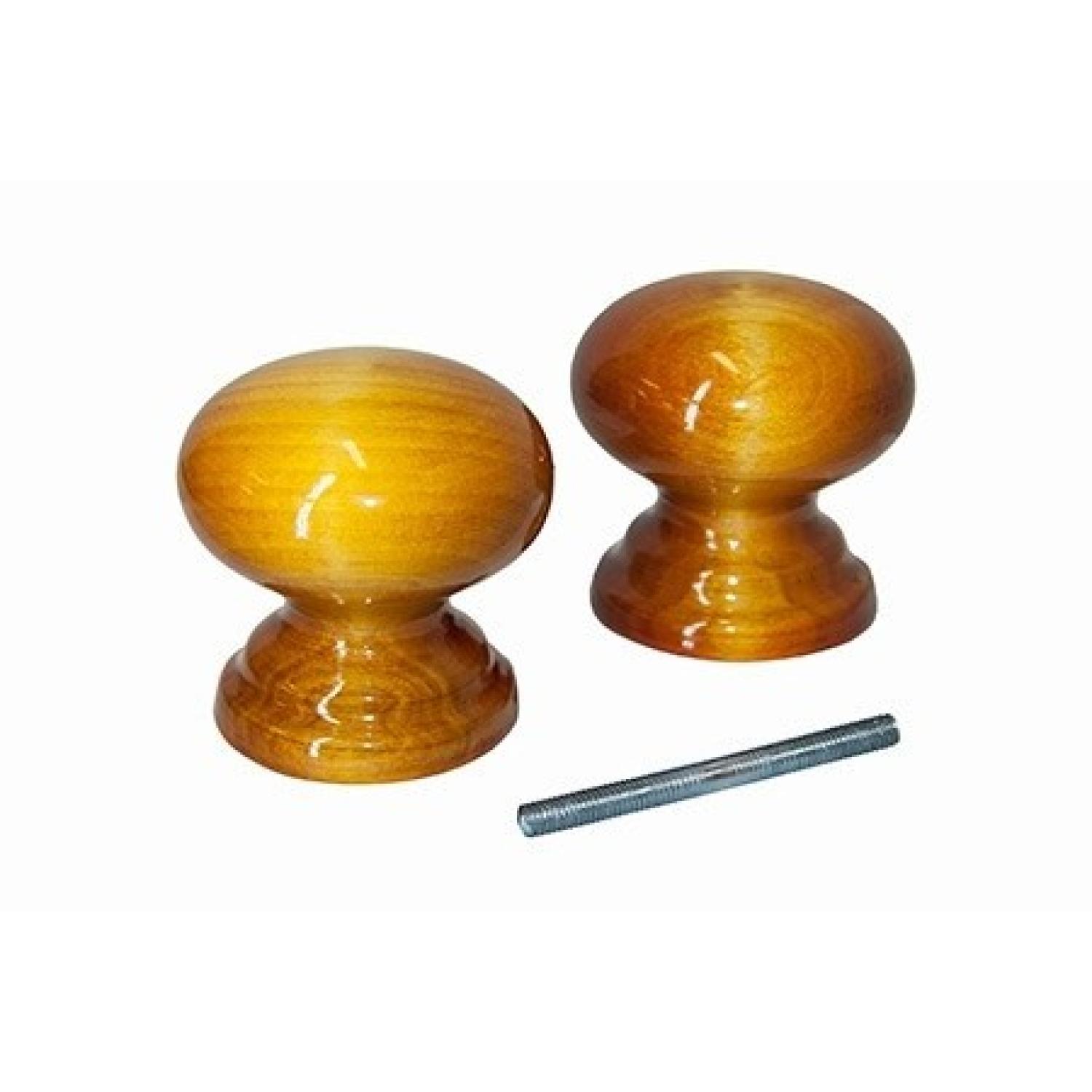 Ручка-кнопка ЙО (лиственница)