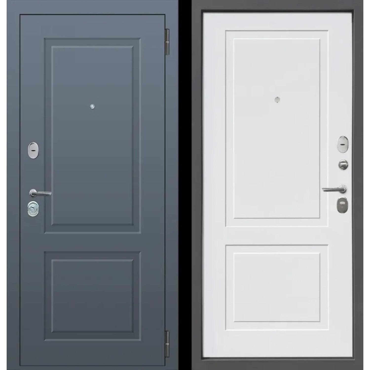 Дверь входная металлическая M31 (960*2050 L, Velluto Oscure AG 710, Velluto Bianco AG 700, Заказная)