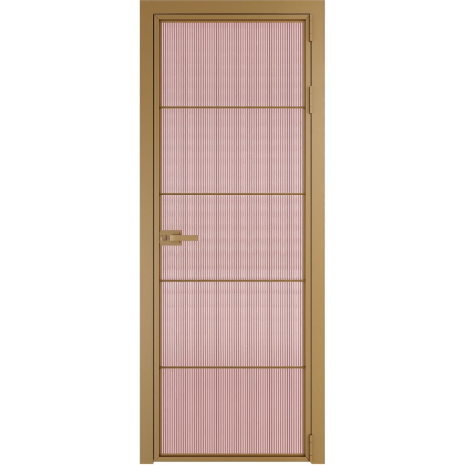 Дверь межкомнатная  алюминиевая  5 AX ProfilDoors (Золото, Мору розовое)