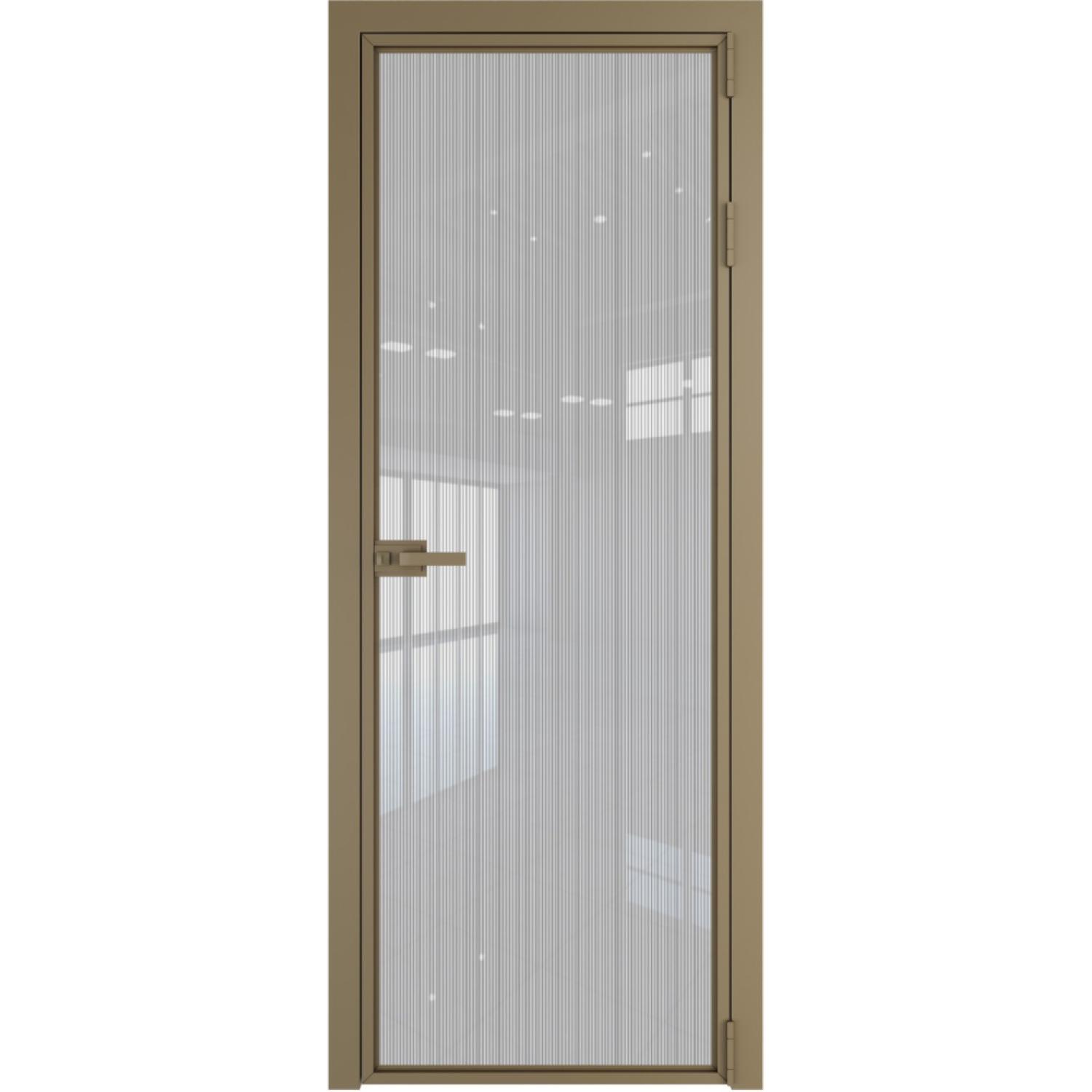 Дверь межкомнатная  алюминиевая  1 AX ProfilDoors (Шампань, Страйп)