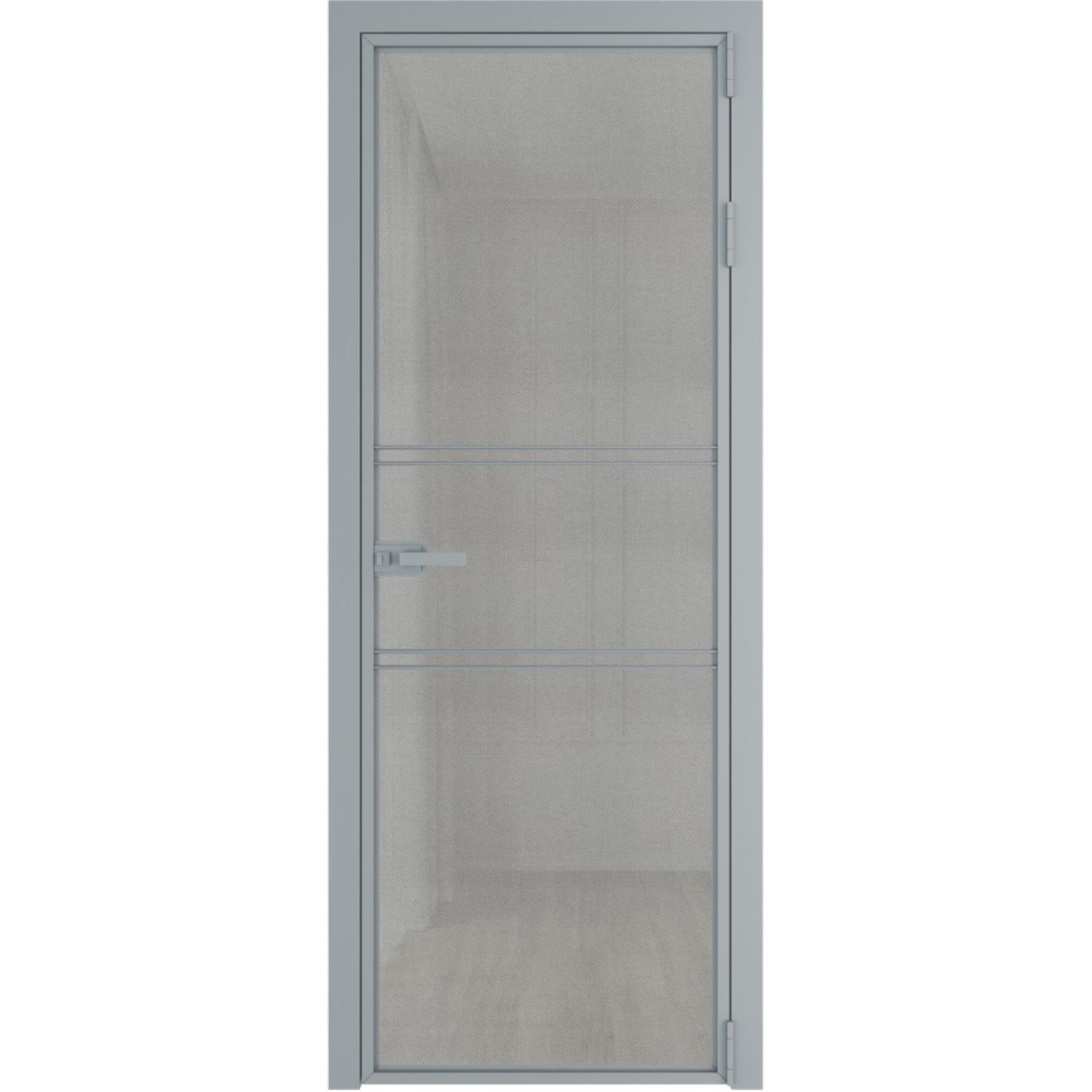 Дверь межкомнатная  алюминиевая  2 AX ProfilDoors (Серебро, Рэте)