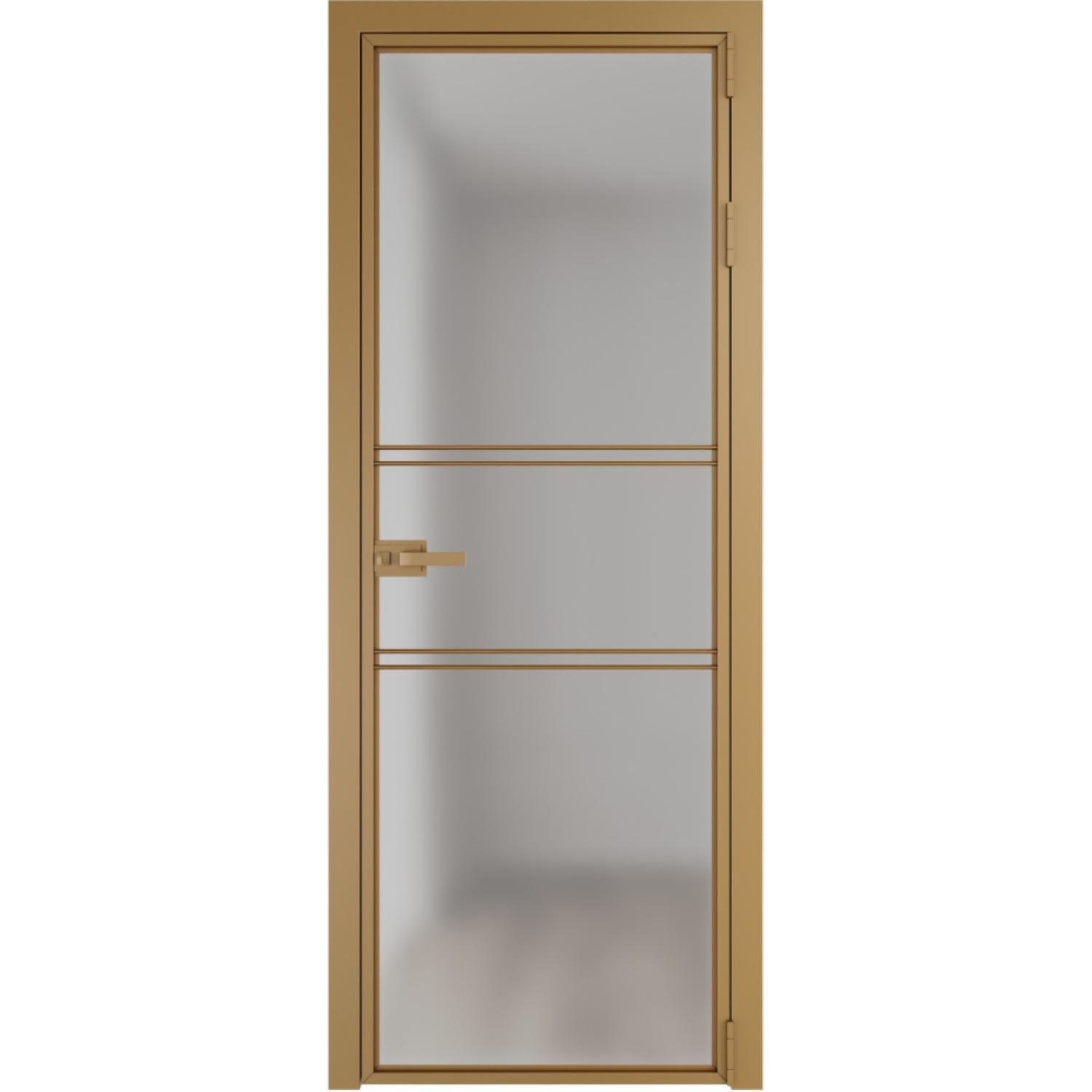 Дверь межкомнатная  алюминиевая  2 AX ProfilDoors (Золото, Матовое)