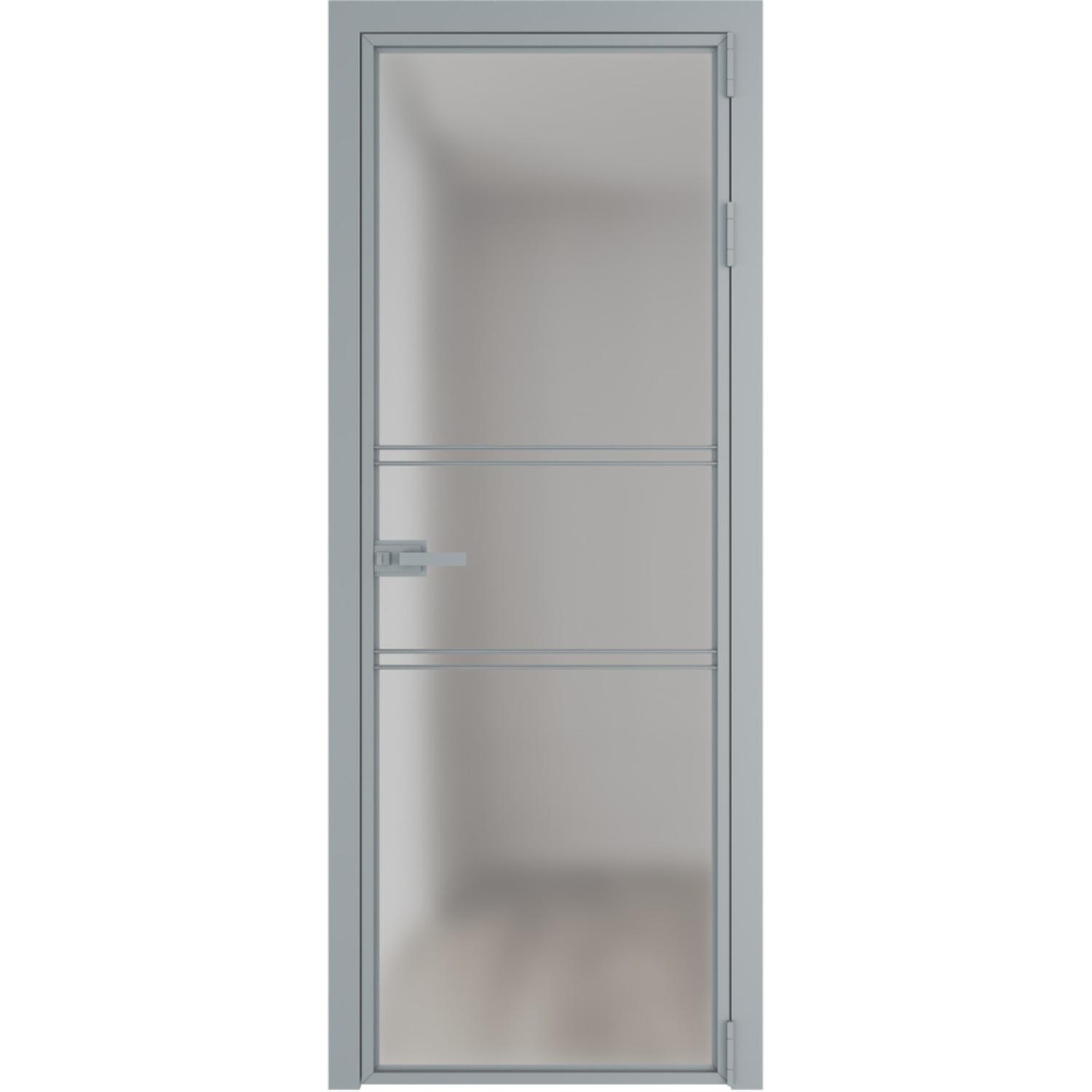 Дверь межкомнатная  алюминиевая  2 AX ProfilDoors (Серебро, Матовое)
