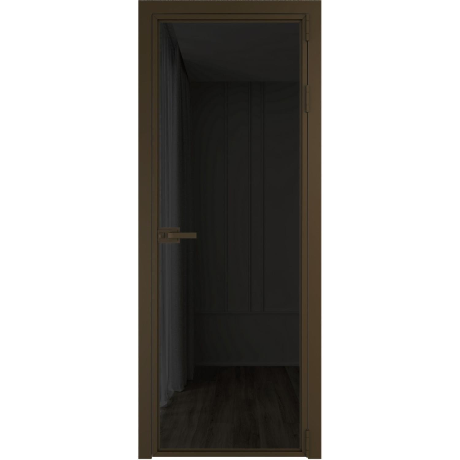 Дверь межкомнатная  алюминиевая  1 AX ProfilDoors (Деорэ, Тонированное)