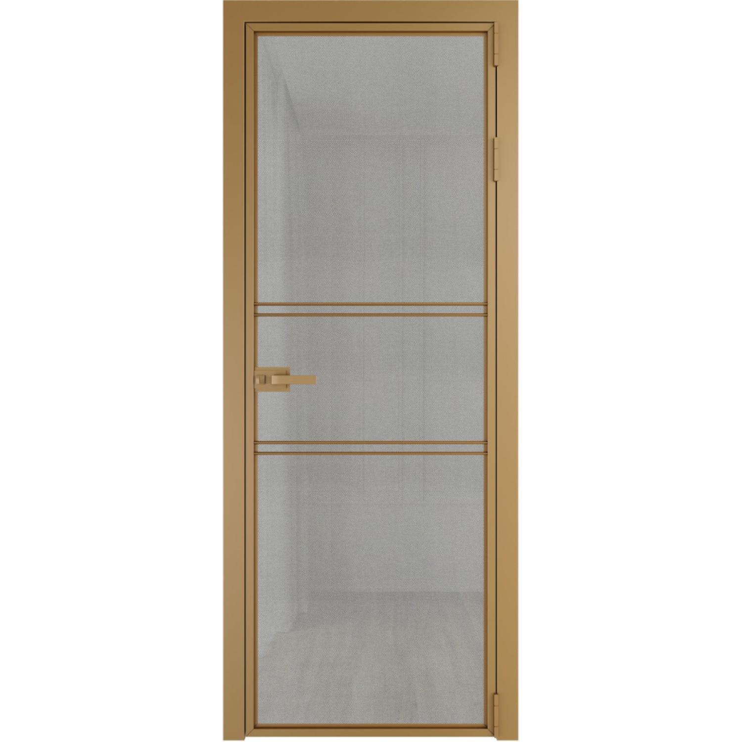 Дверь межкомнатная  алюминиевая  2 AX ProfilDoors (Золото, Рэте)