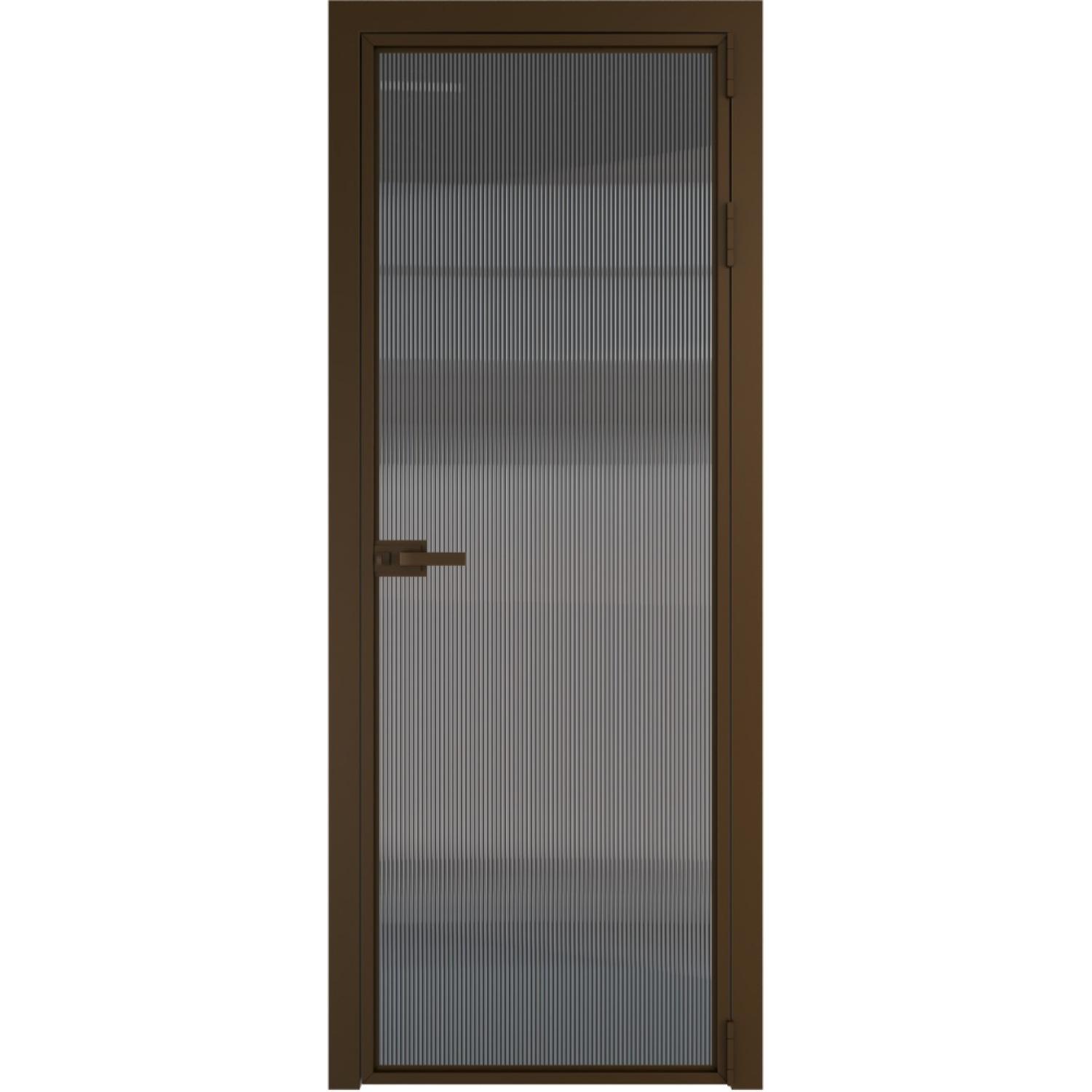Дверь межкомнатная  алюминиевая  1 AX ProfilDoors (Деорэ, Мору тонированное)