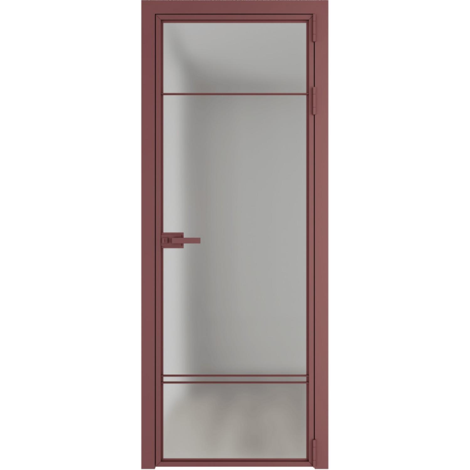 Дверь межкомнатная  алюминиевая  4 AX ProfilDoors (Красный антрацит, Матовое)