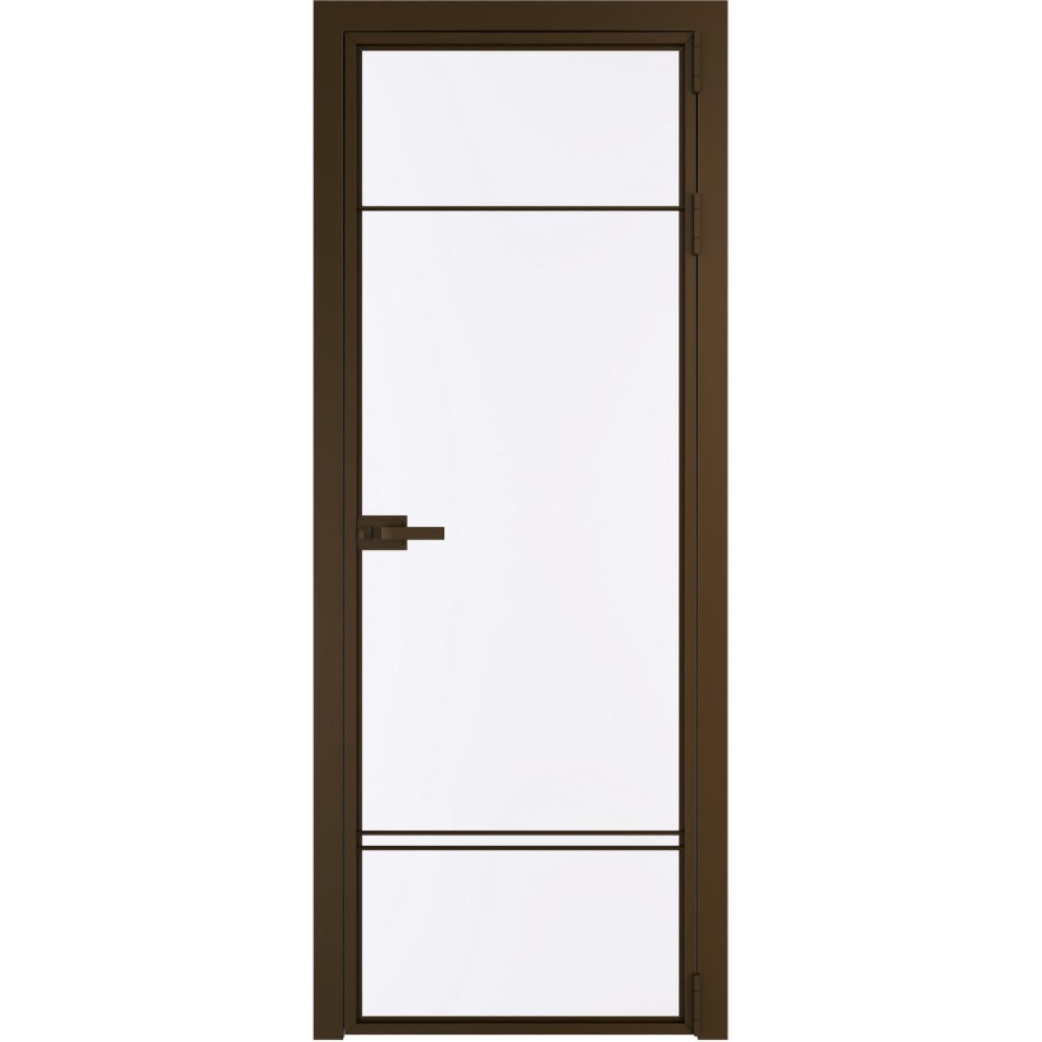 Дверь межкомнатная  алюминиевая  4 AX ProfilDoors (Деорэ, Монохром белый просветленный)